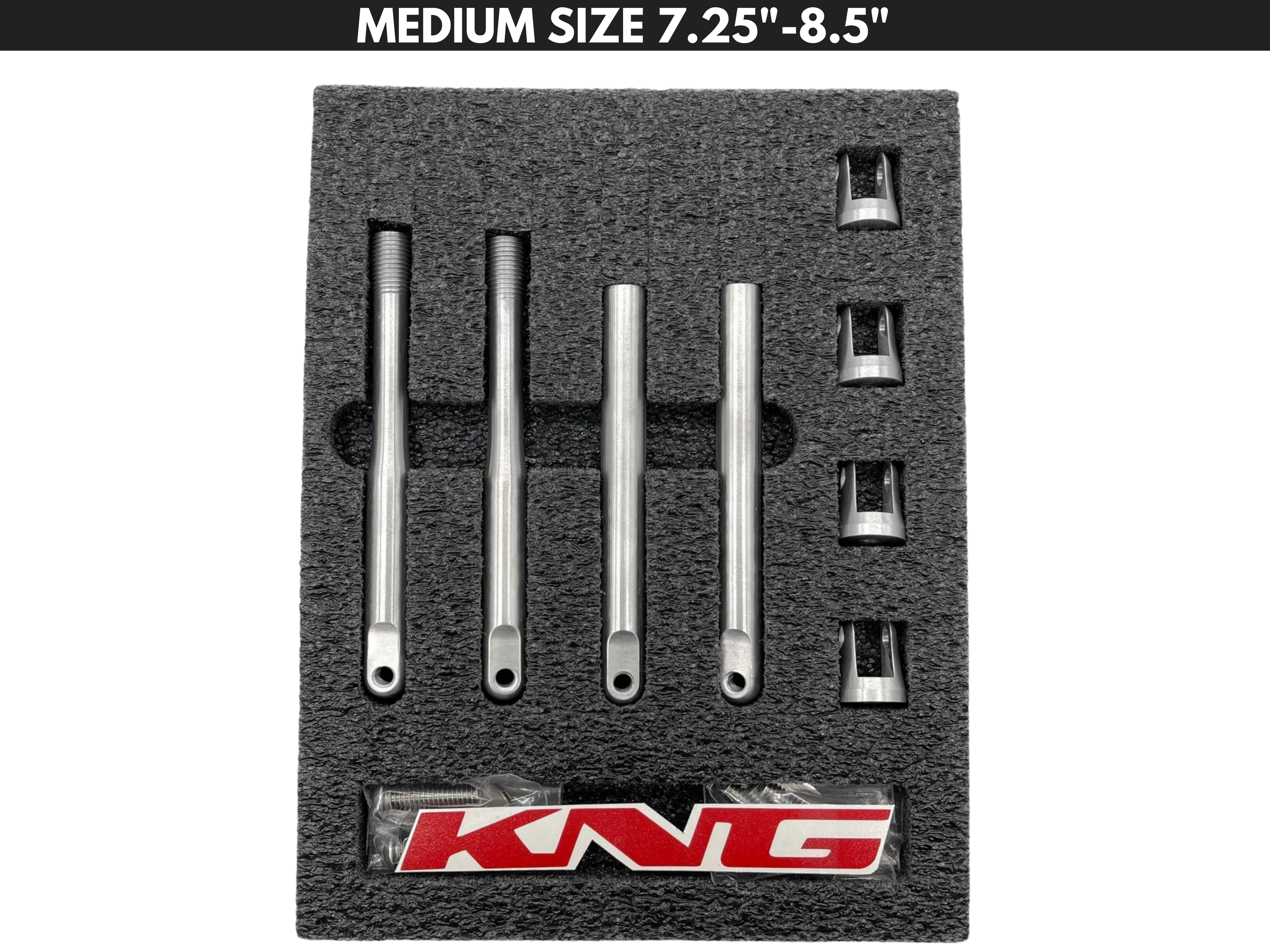 KNG Front Splitter Support Rods 7.25"-10.5"