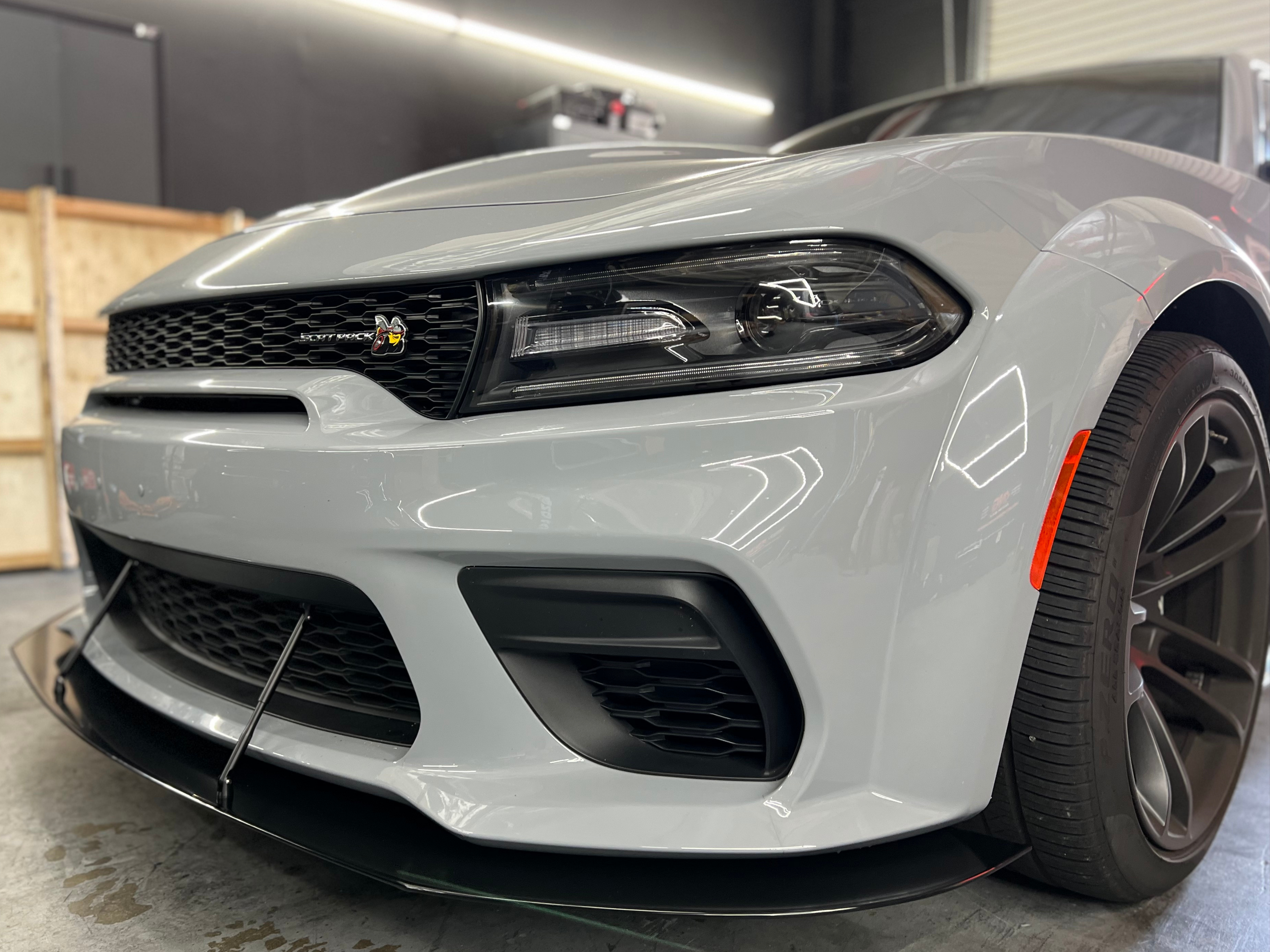 2020 - 2023 Dodge Charger Widebody: Round Design Splitter