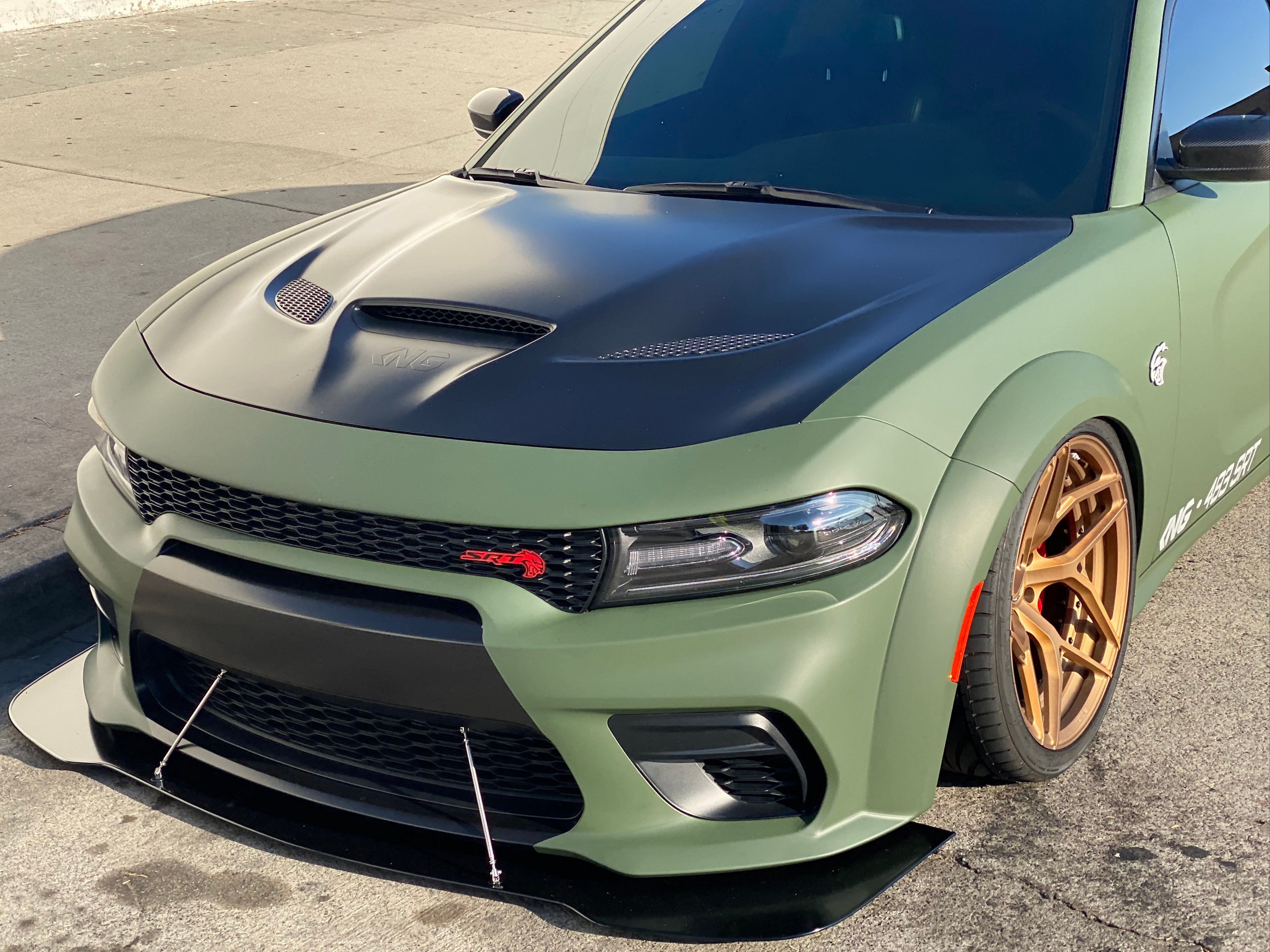 2020 - 2023 Dodge Charger Widebody: Hellcat Design Splitter
