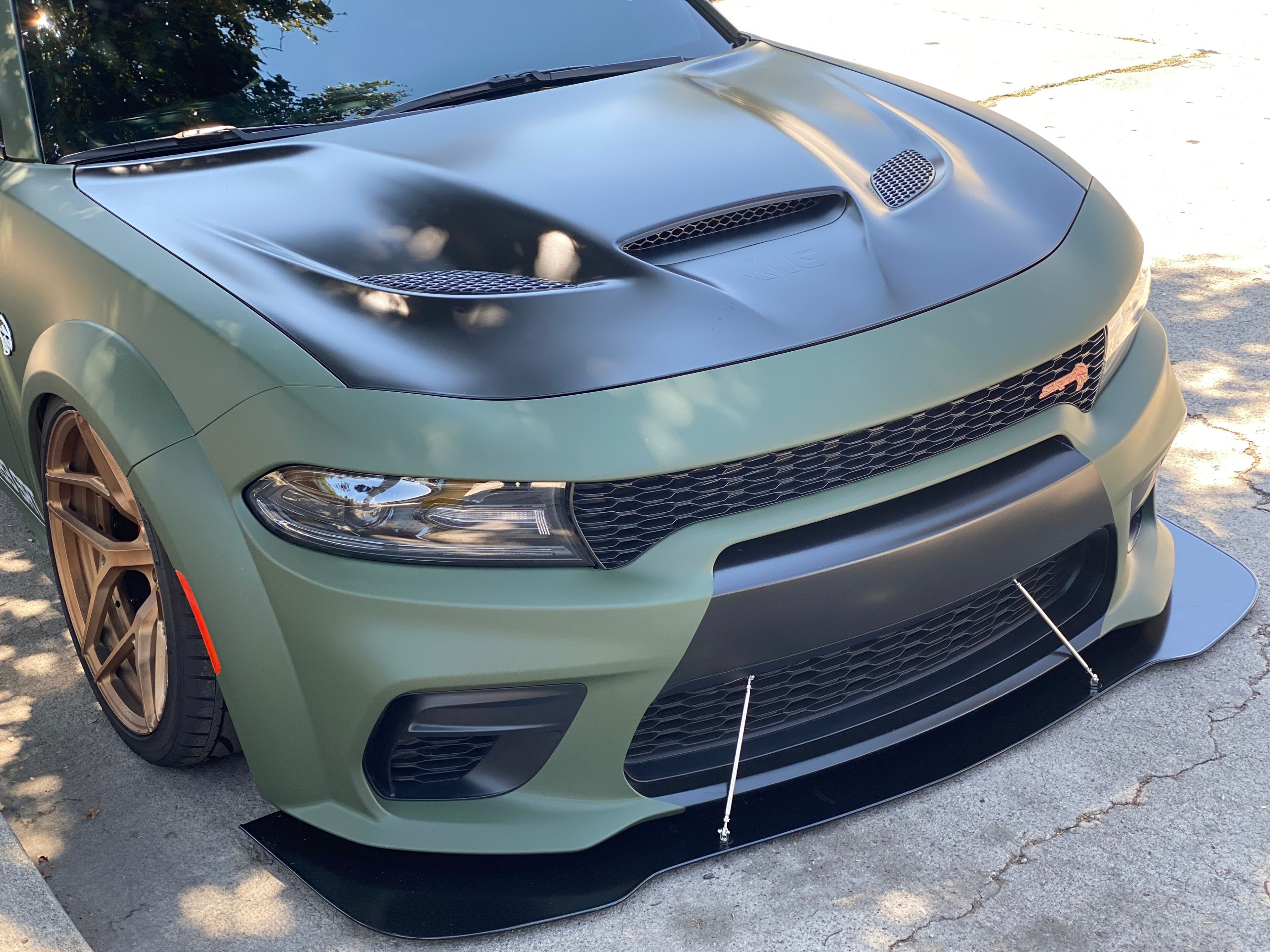 2020 - 2023 Dodge Charger Widebody: Hellcat Design Splitter