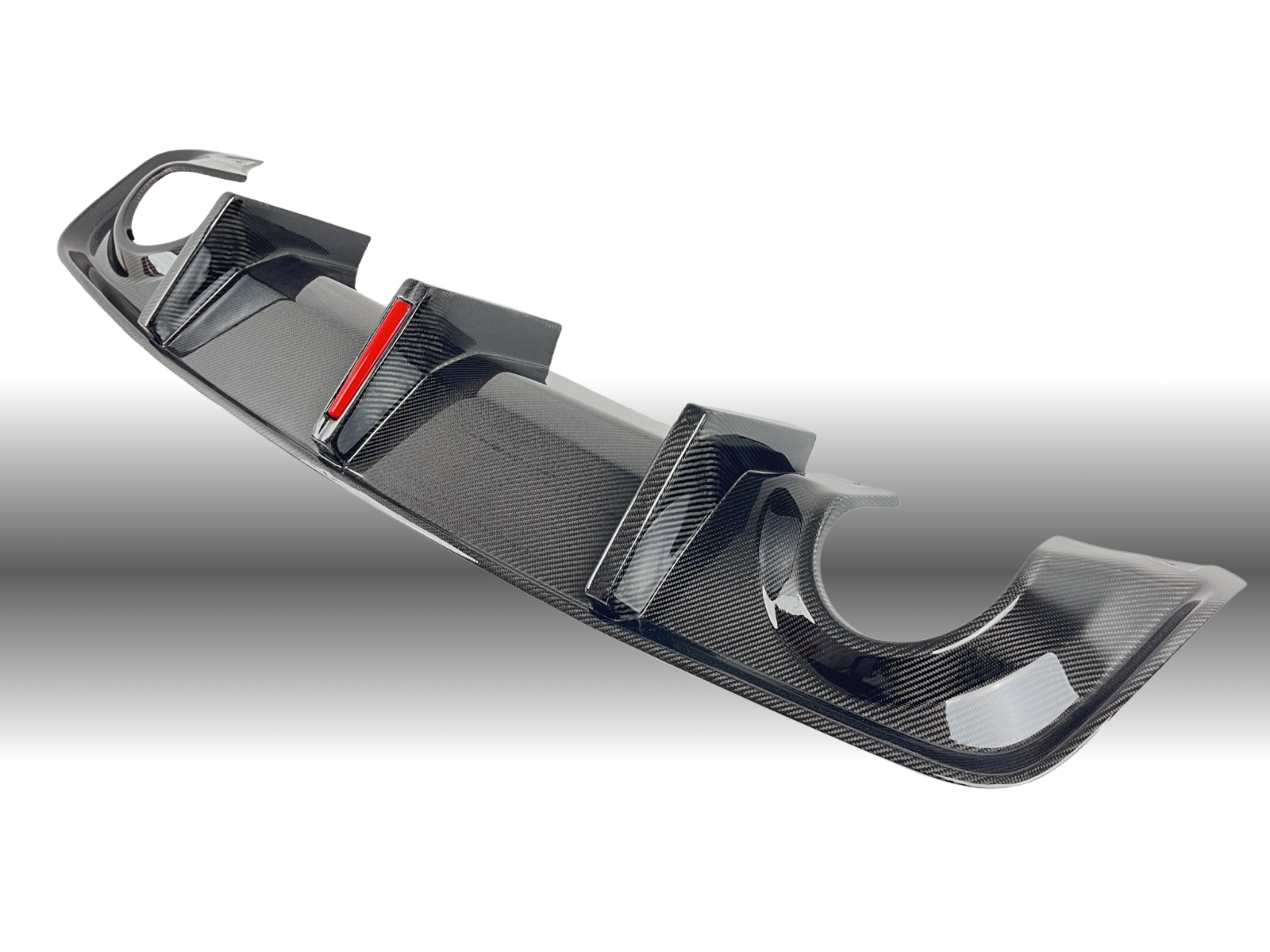 2020 - 2023 Dodge Charger Widebody Carbon Fiber Rear Diffuser LED