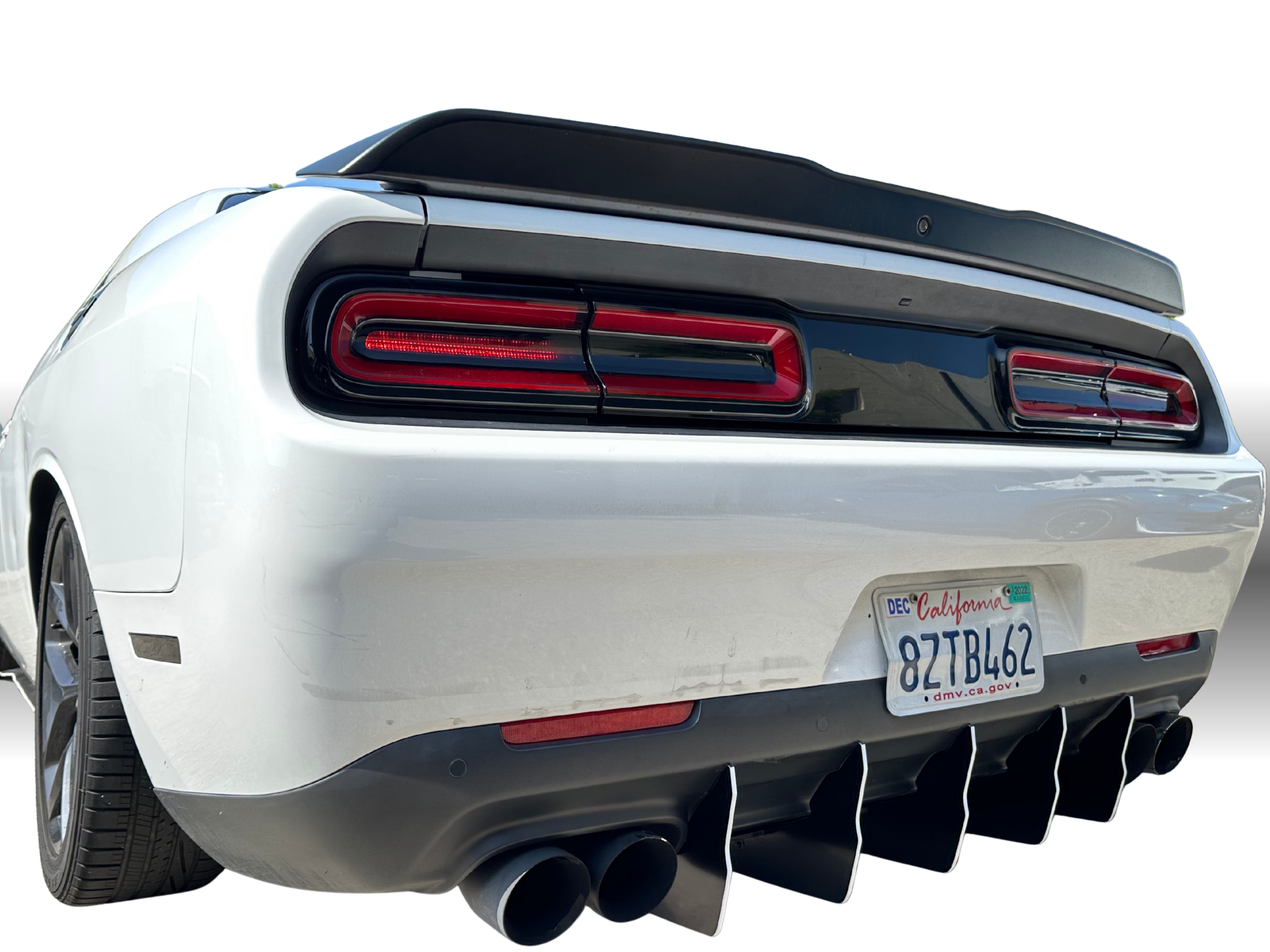 2015 - 2023 Dodge Challenger: V2 Dual Slant-In Diffuser