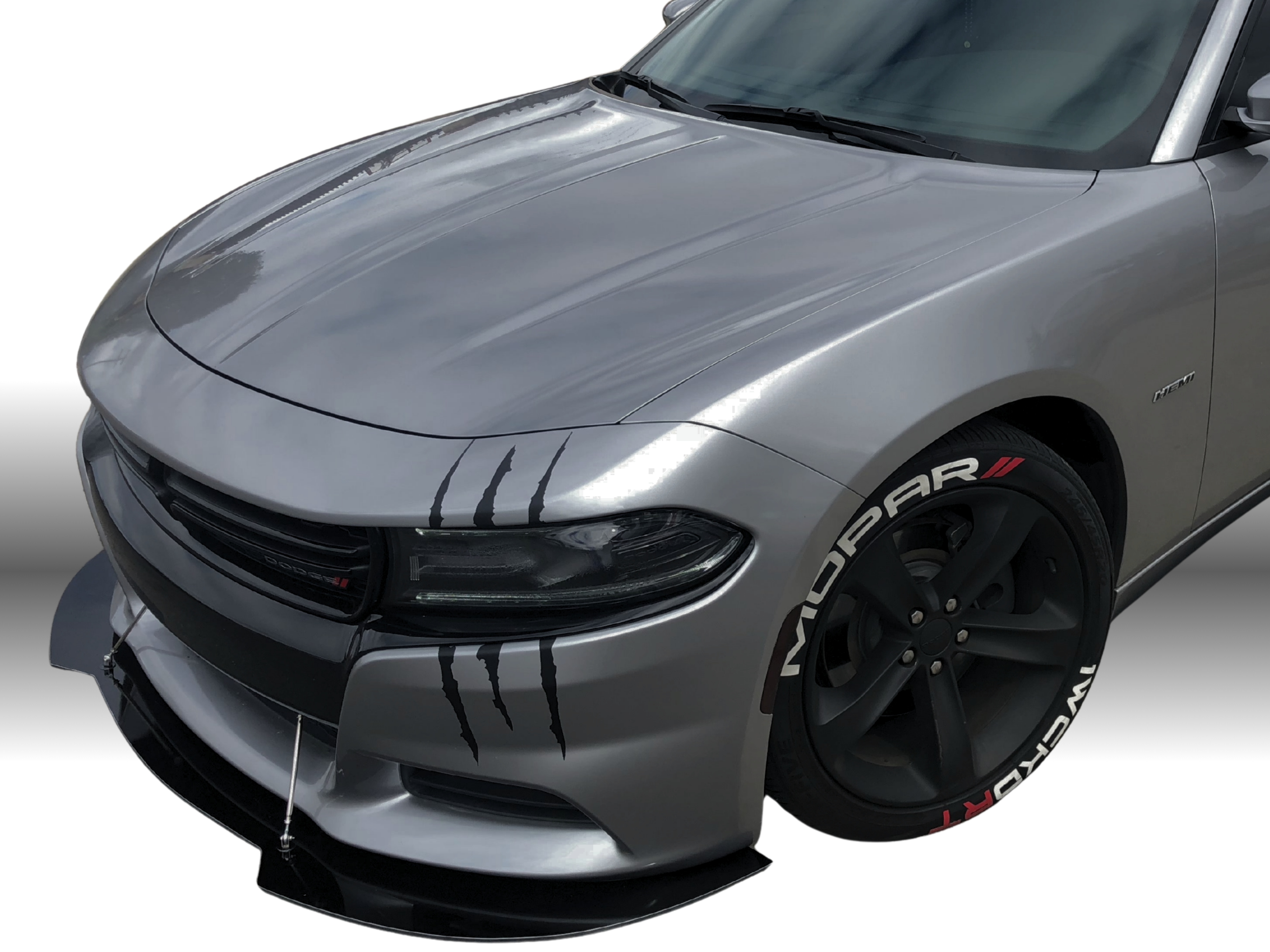2015 - 2023 Dodge Charger SE SXT RT: Sharp Design Splitter