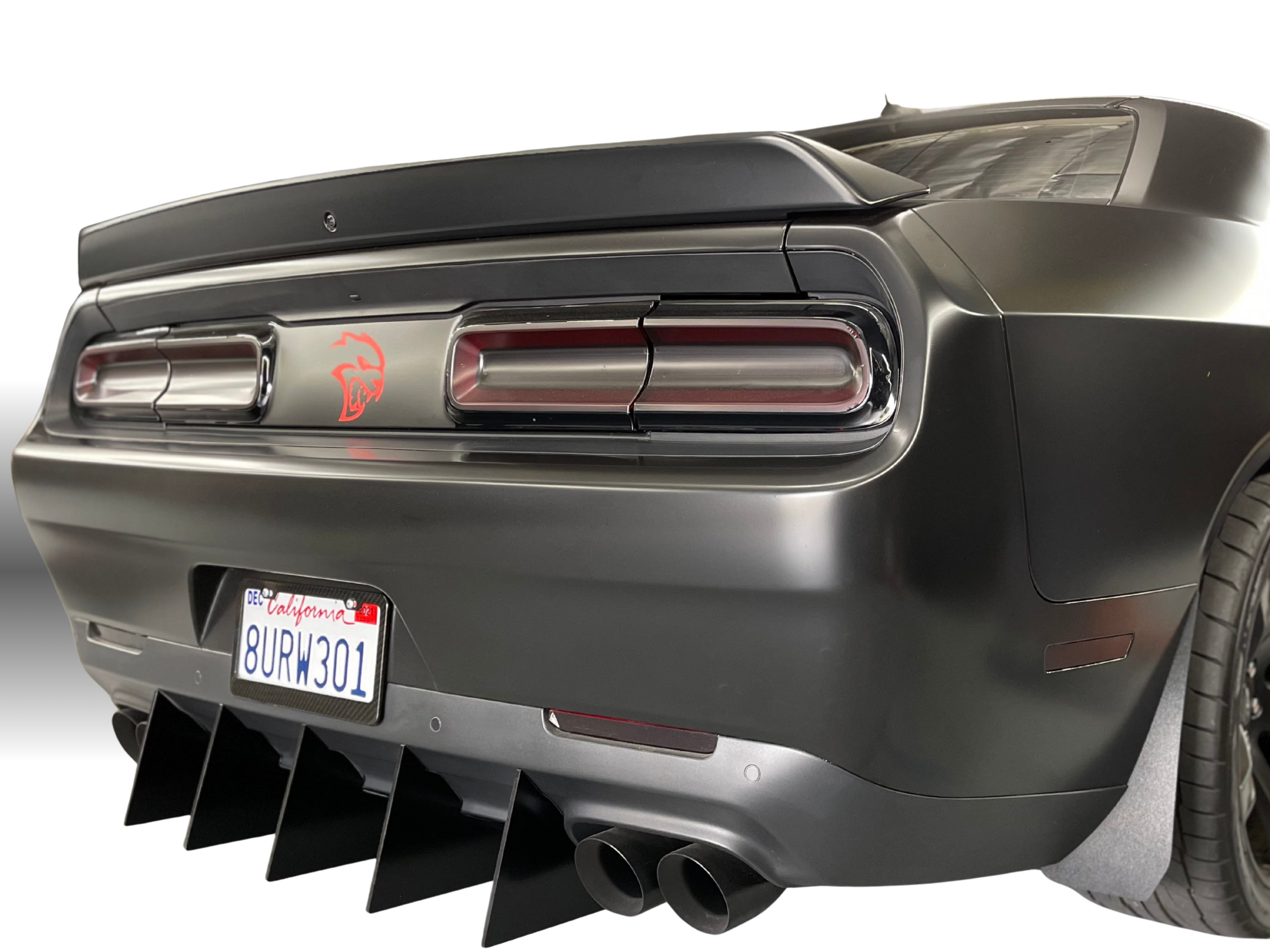 2015 - 2023 Dodge Challenger: V2 Slant-Out Diffuser