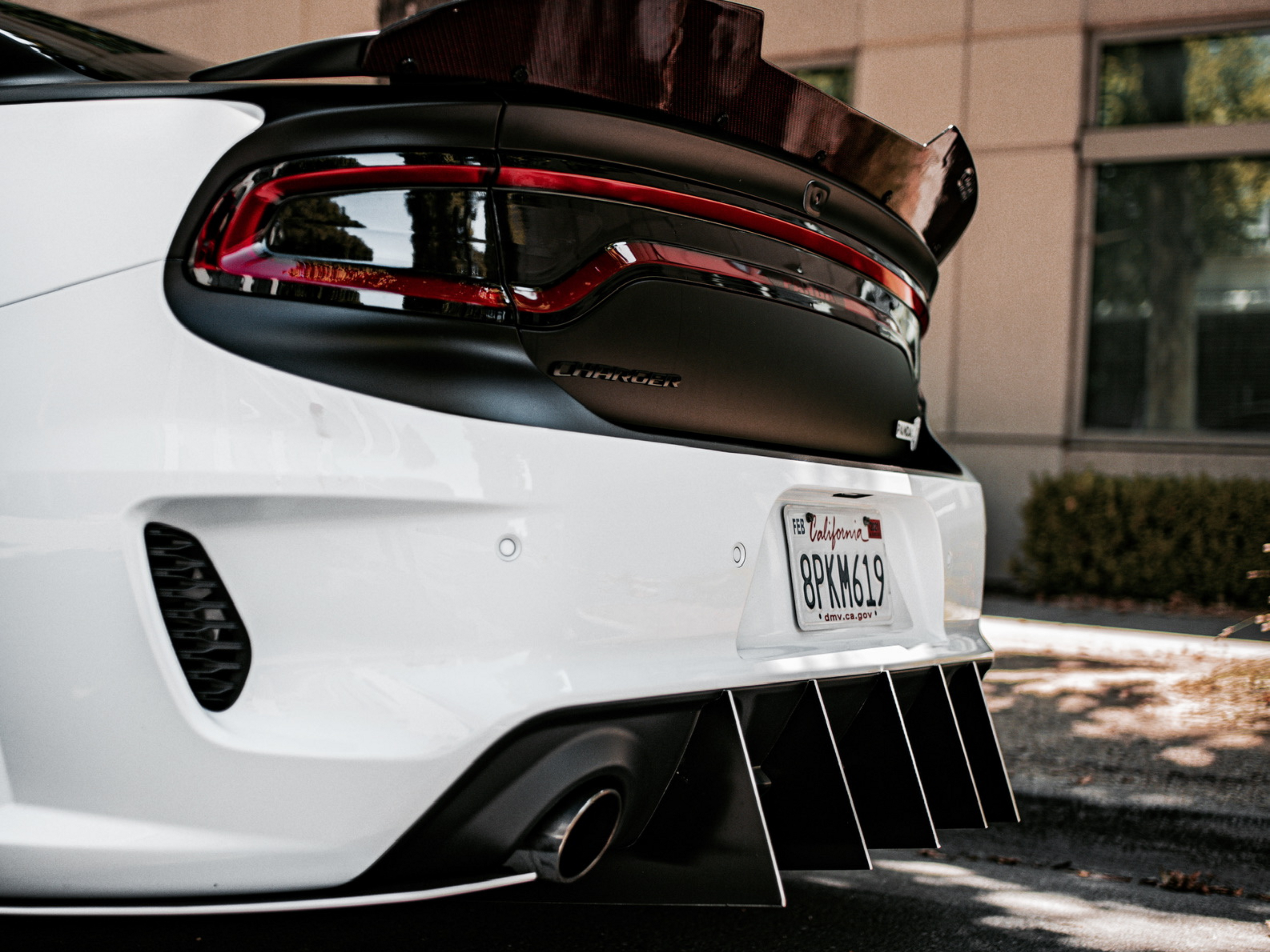 Dodge Charger V2 Slant Out Design Diffuser