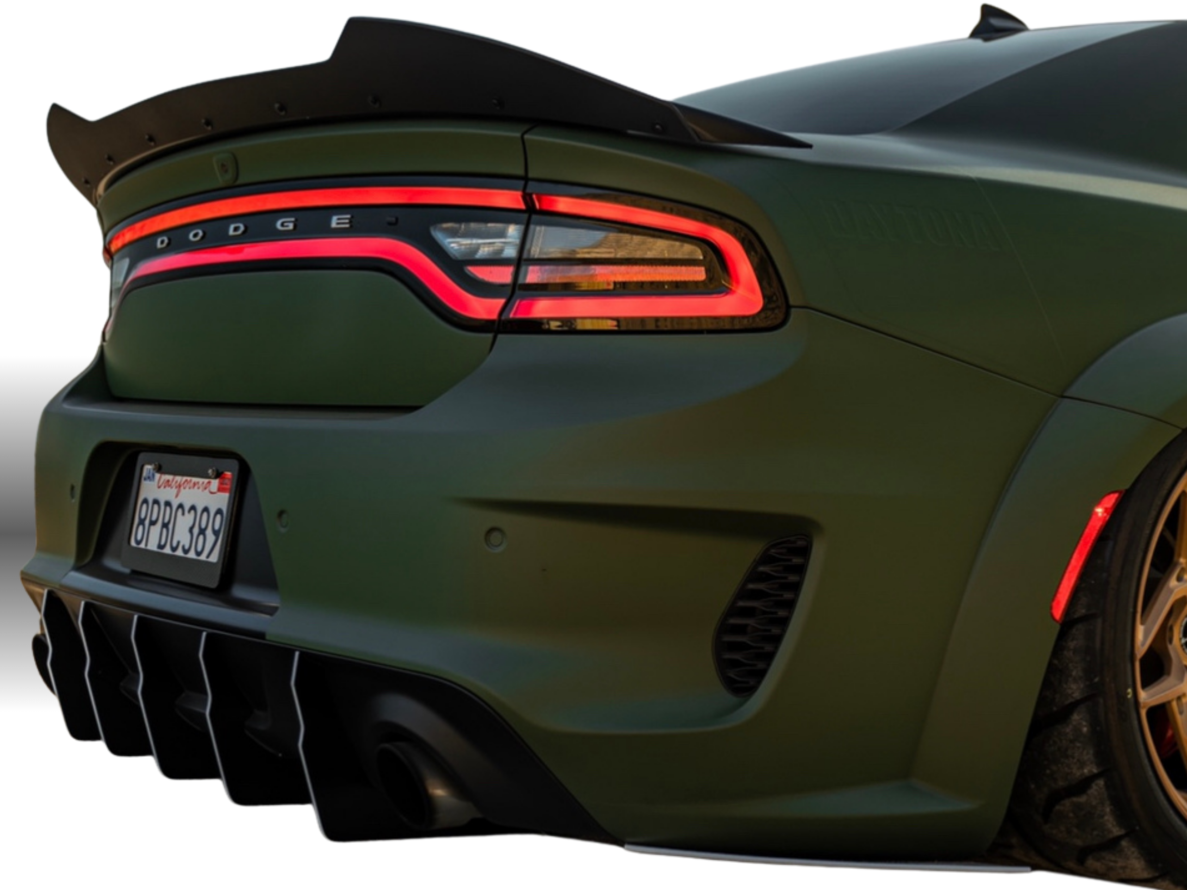 Dodge Charger V2 Dual Slant-In Design Diffuser