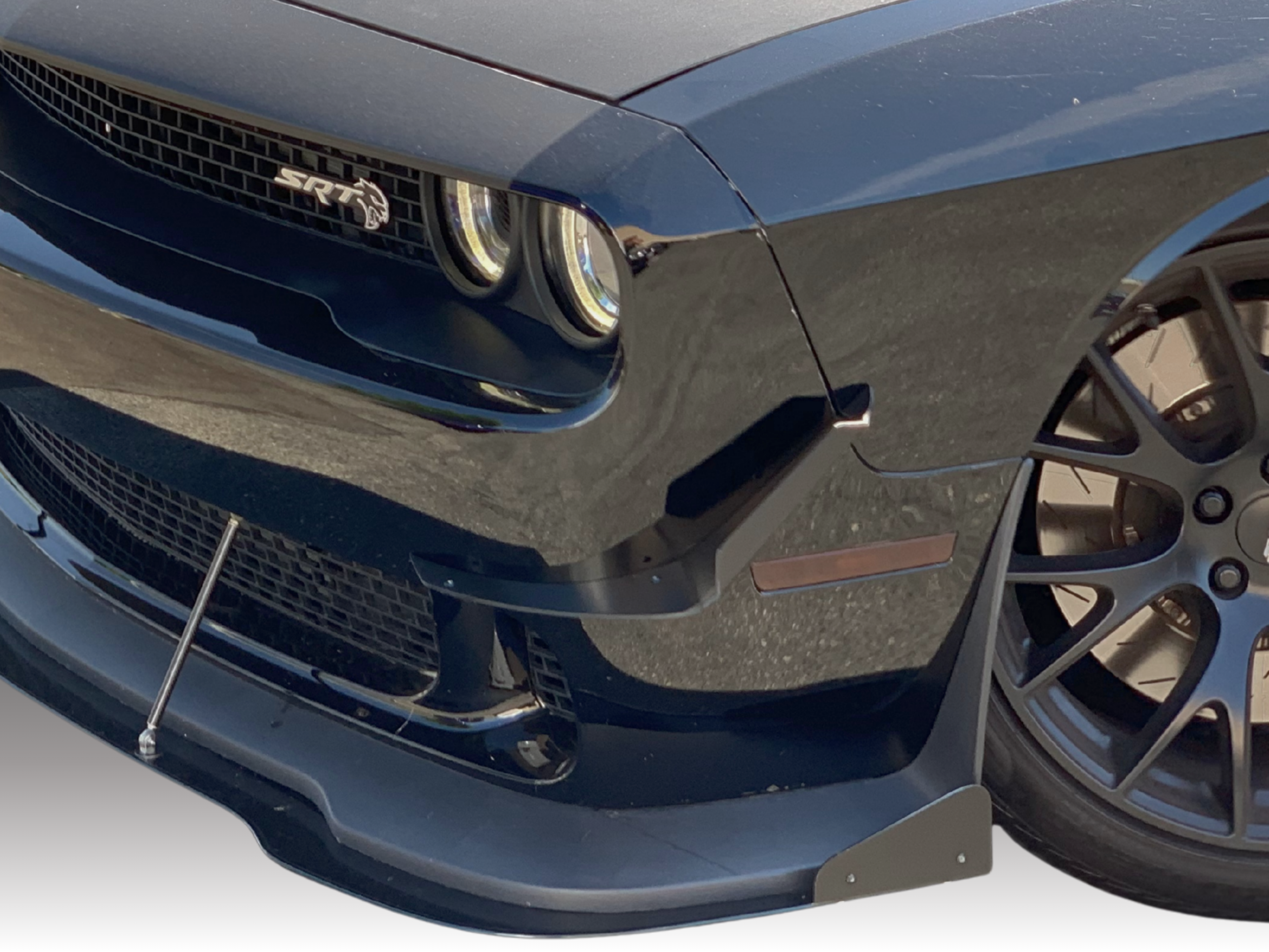 2015 - 2023 Dodge Challenger: V2 Front Bumper Canards