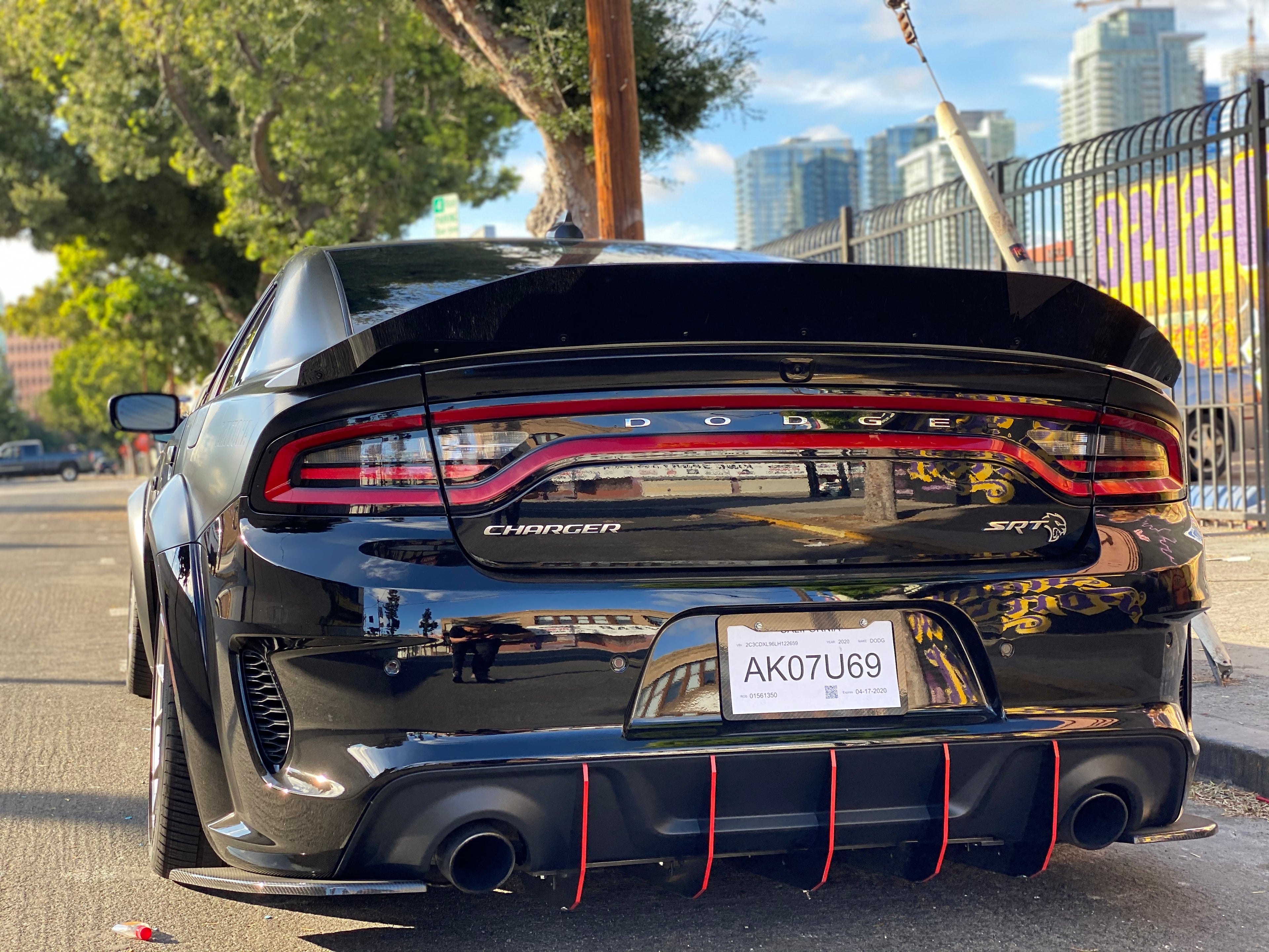 Dodge Charger Duckbill Design Wickerbill