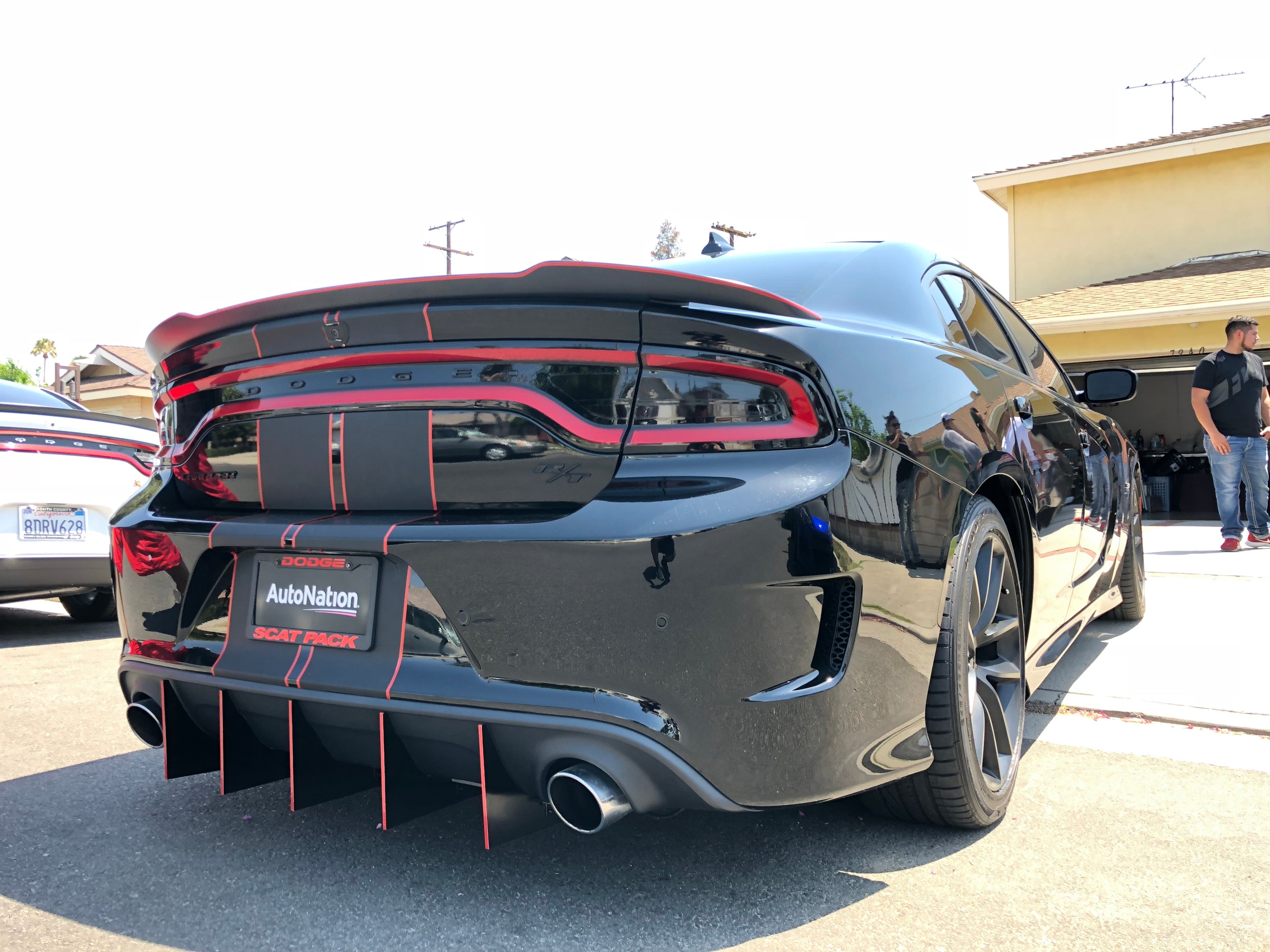 Dodge Charger V2 Straight Design Diffuser