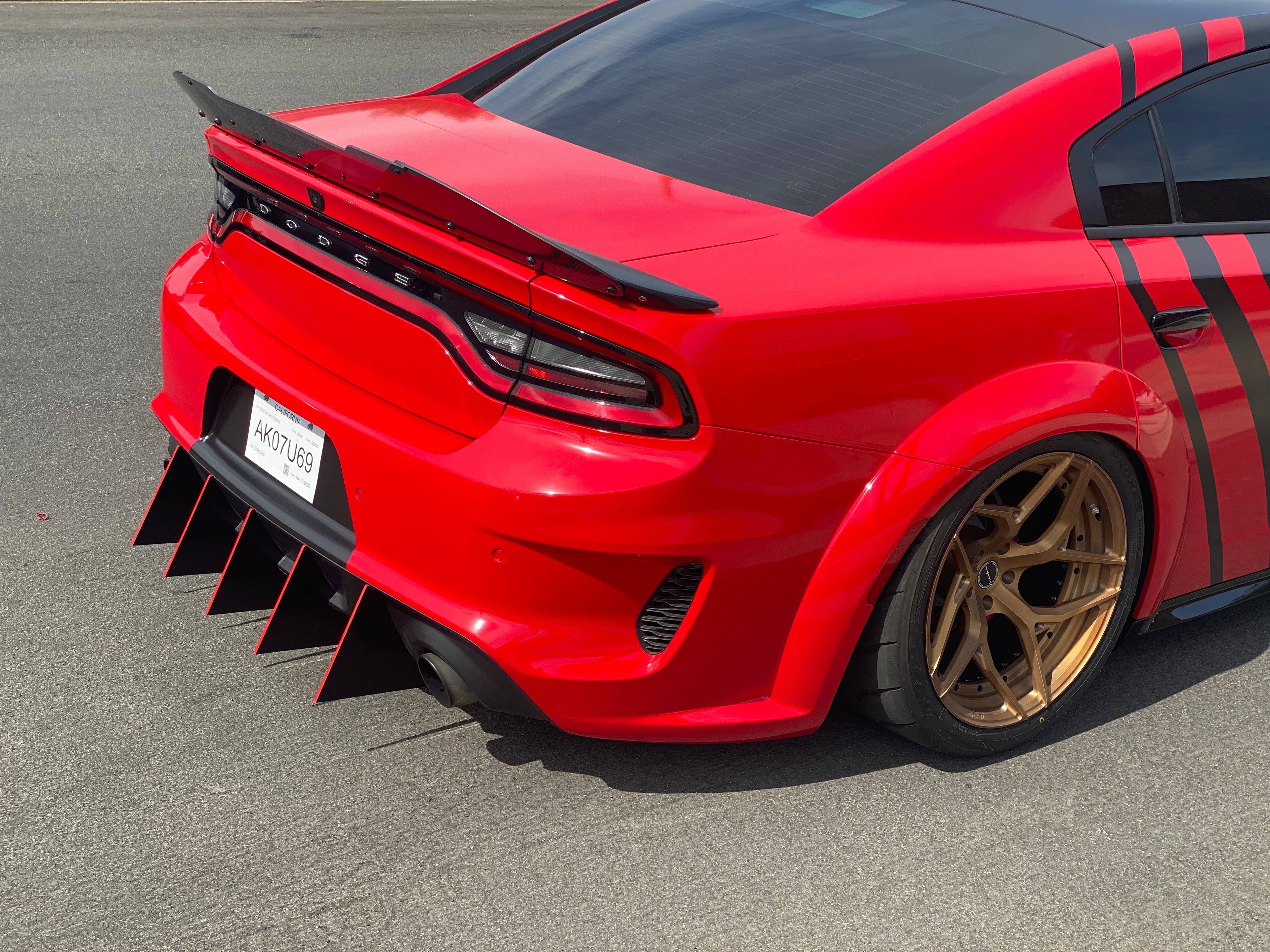 Dodge Charger V2 Slant Out Design Diffuser