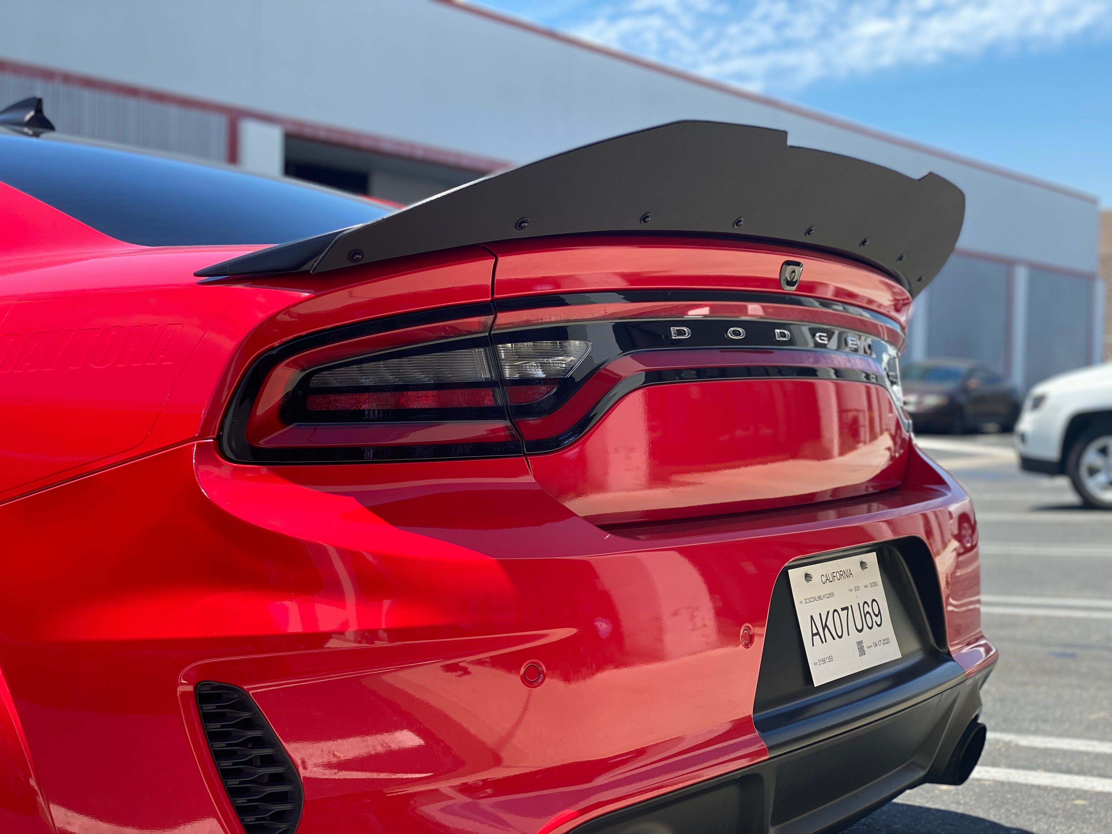 Dodge Charger Duckbill Design Wickerbill