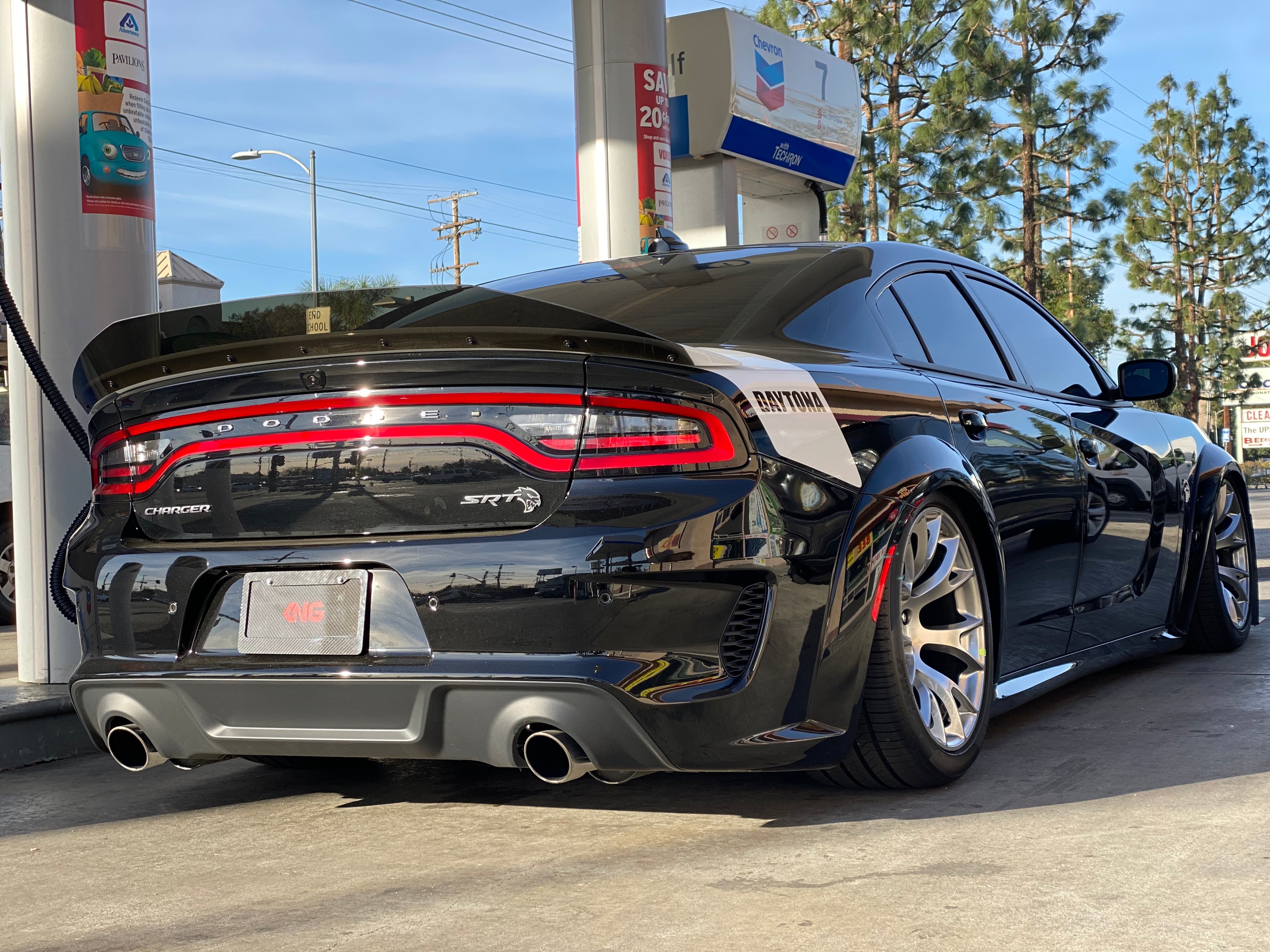 Dodge Charger Duckbill Design Wickerbill