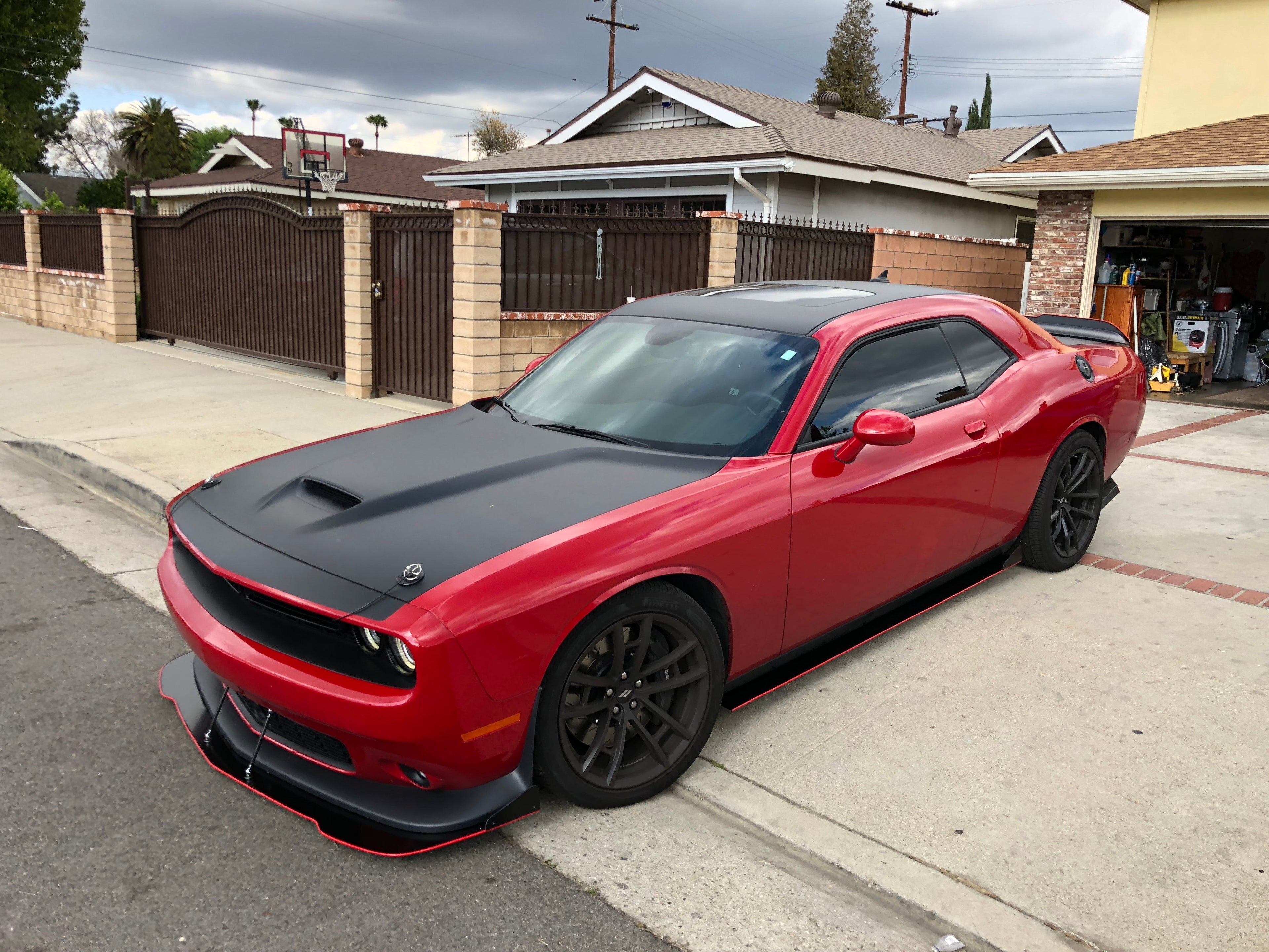 2011 - 2023 Dodge Challenger Scatpack 392: Hellcat Design Splitter