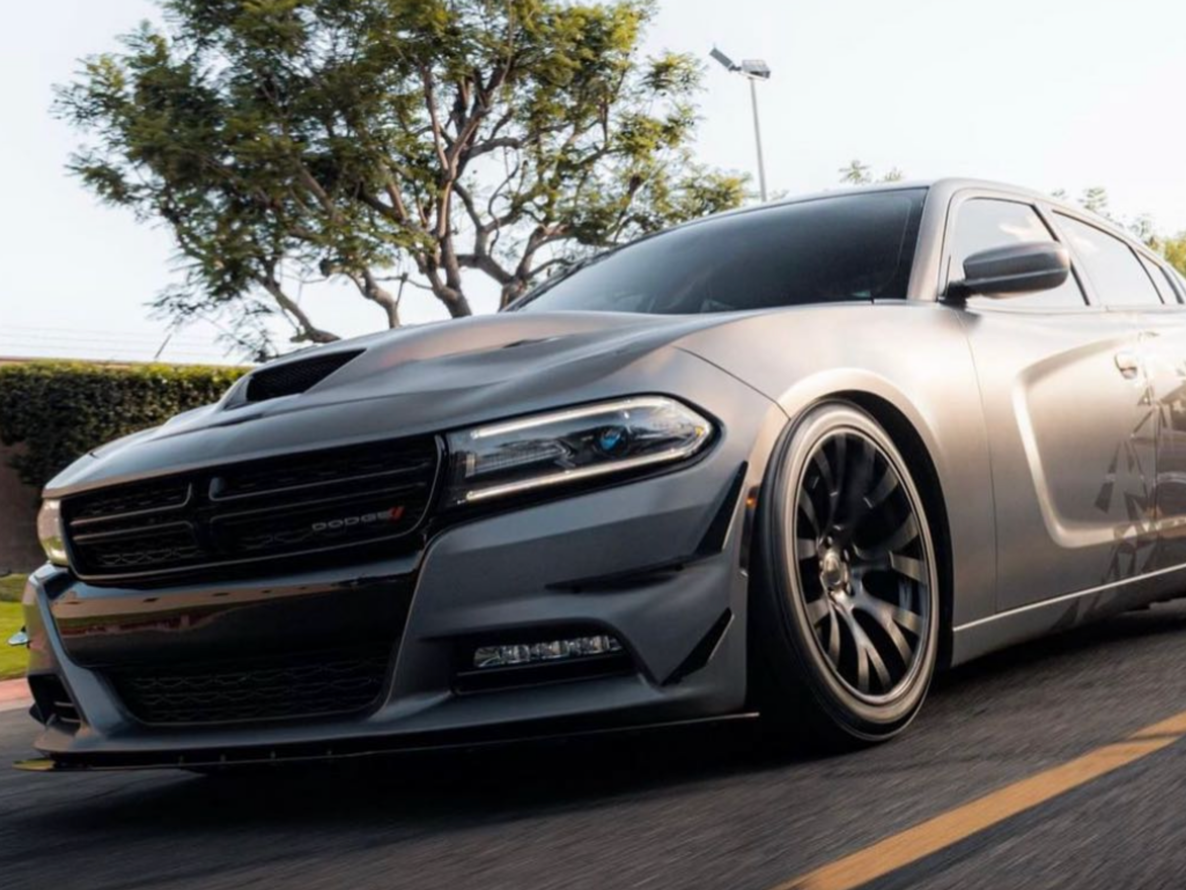 2015 - 2023 Dodge Charger SE SXT RT: 4 Piece Canards