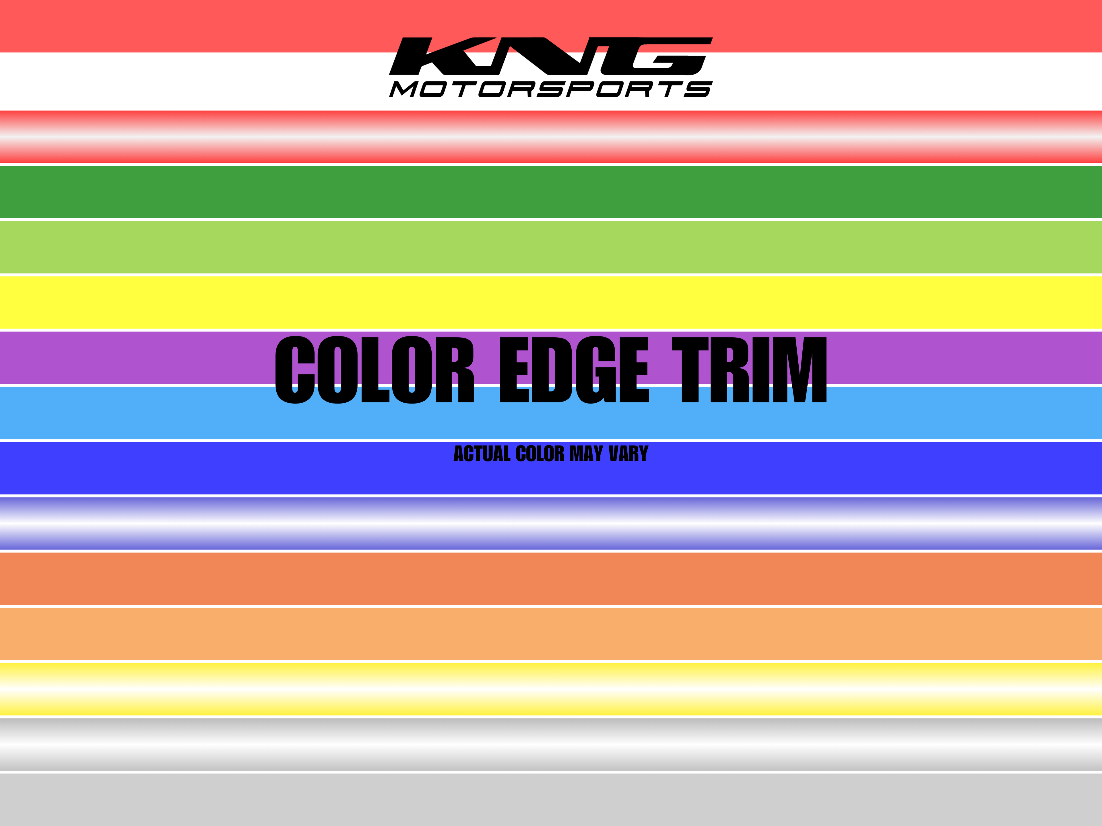 Color Edge Trim for Diffuser