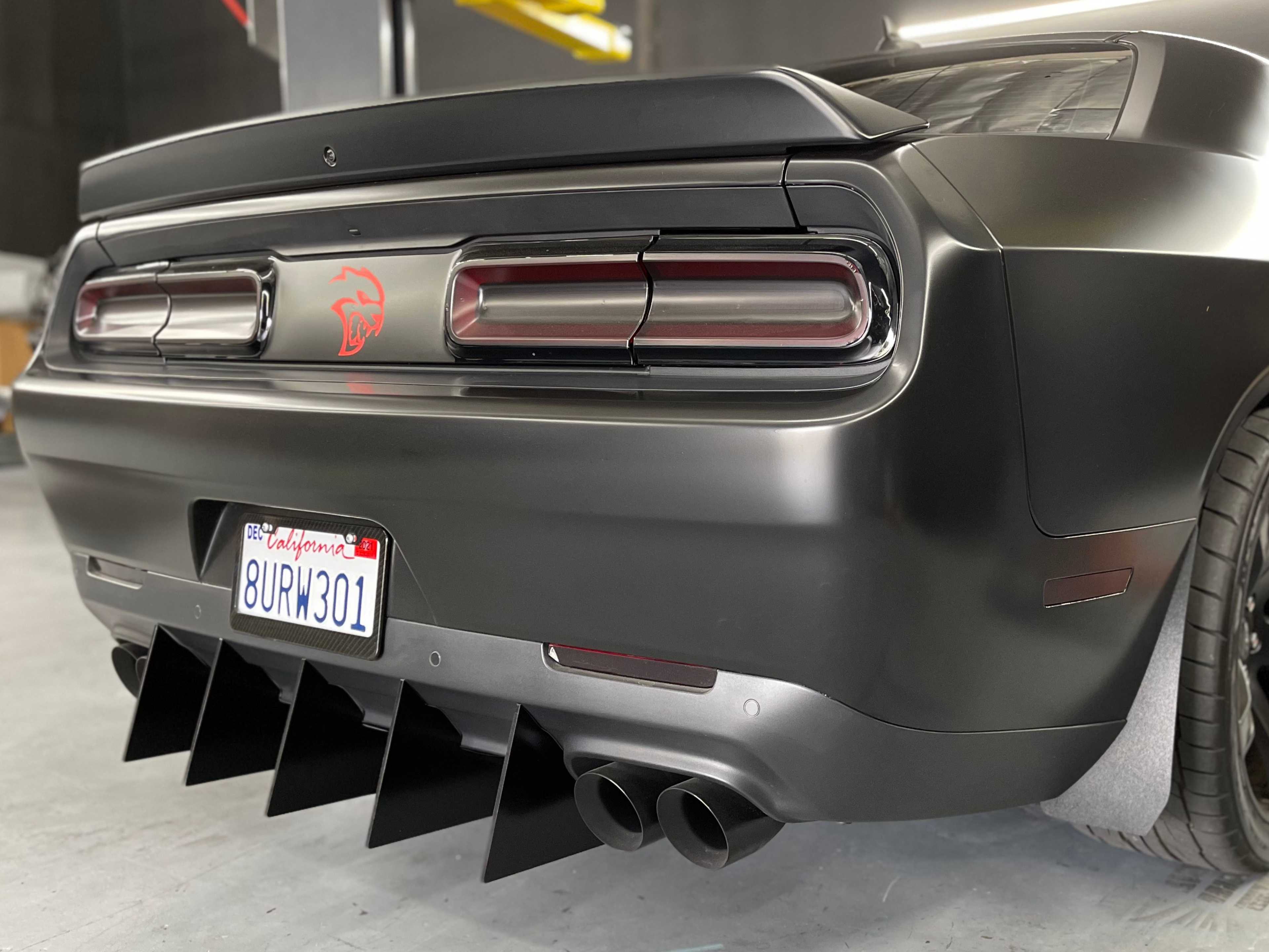 2015 - 2023 Dodge Challenger: V2 Slant-Out Diffuser