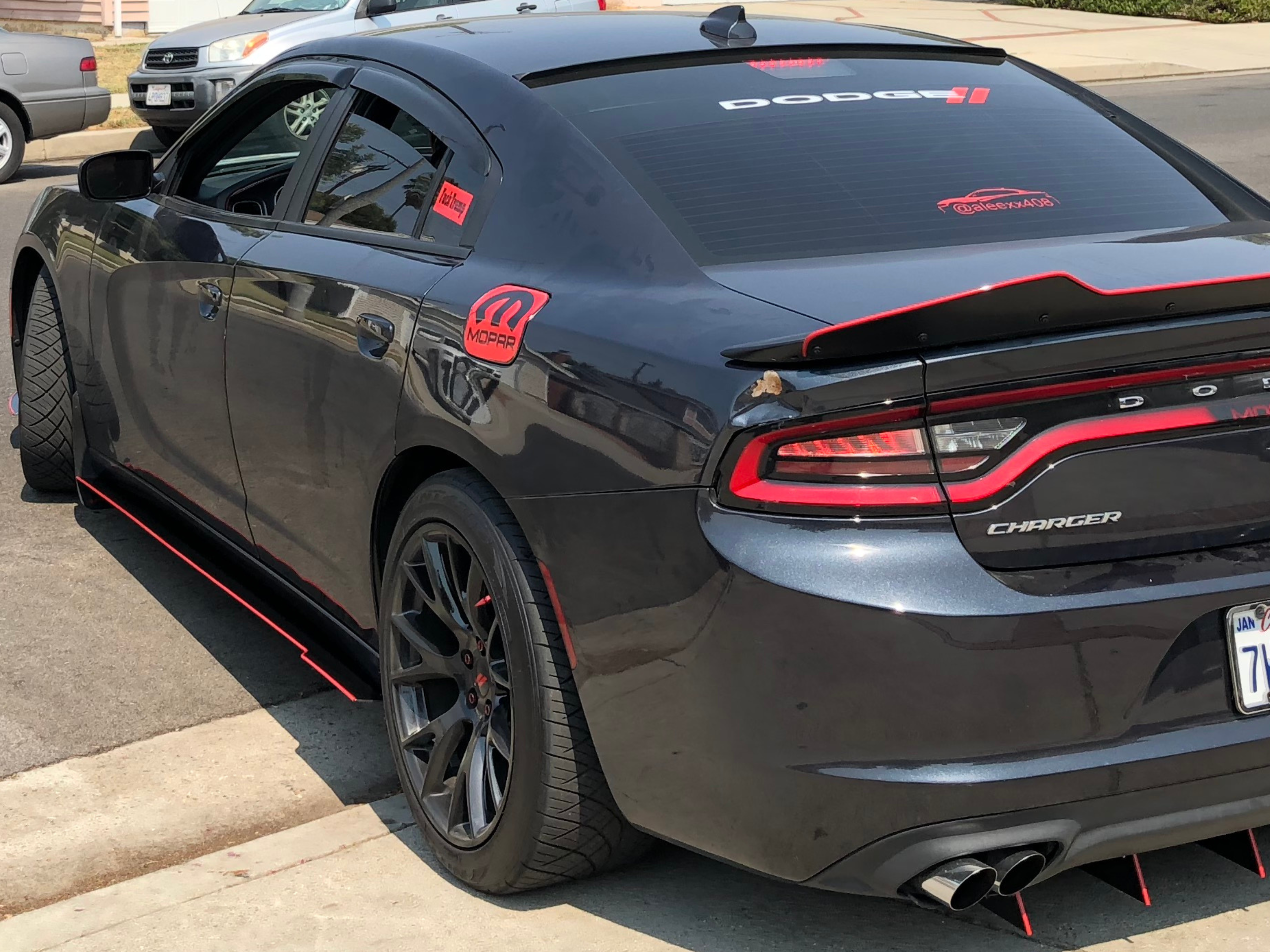 Dodge Charger 180 Style Side Skirts