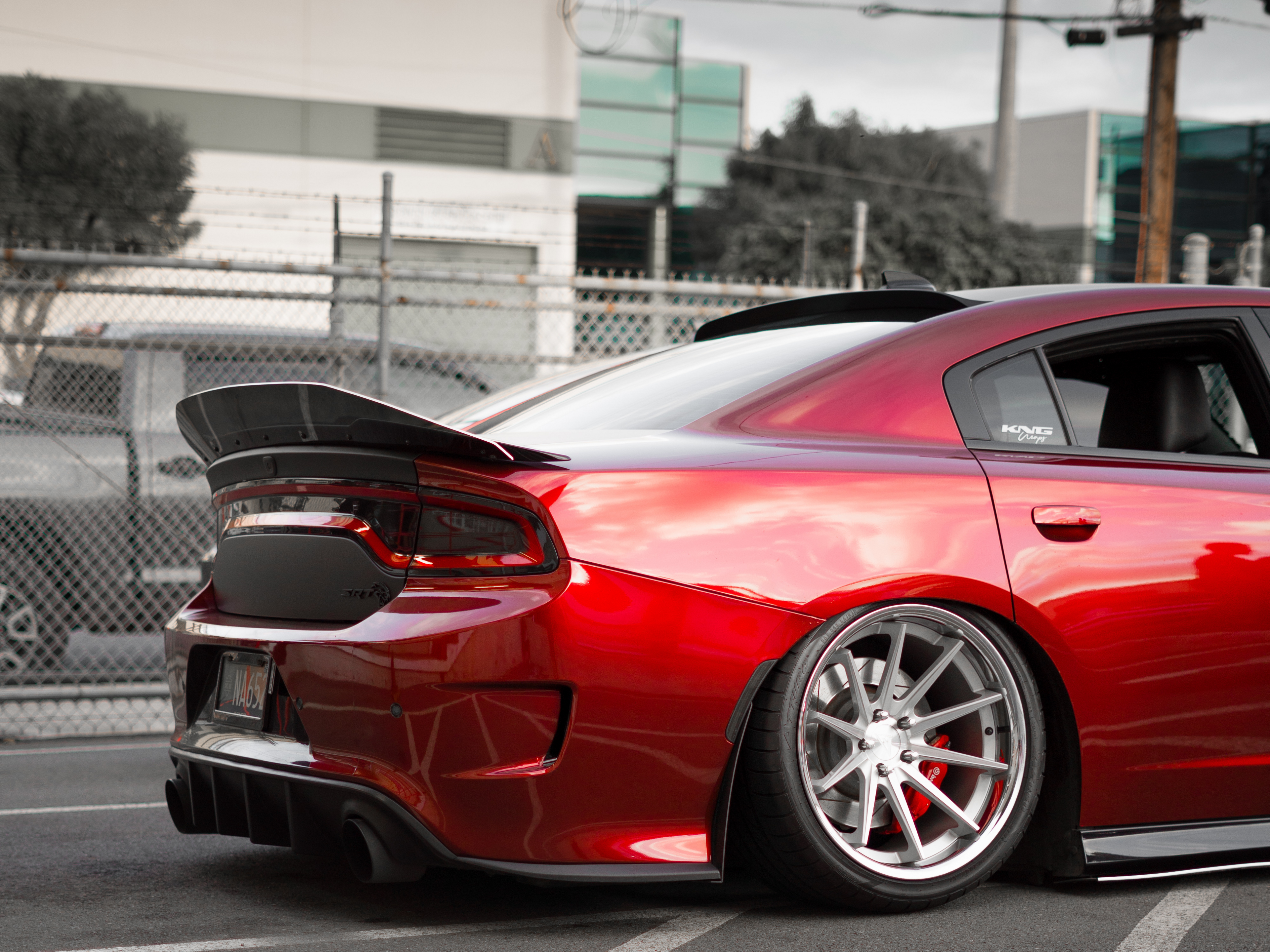 Dodge Charger Duckbill Design Wickerbill