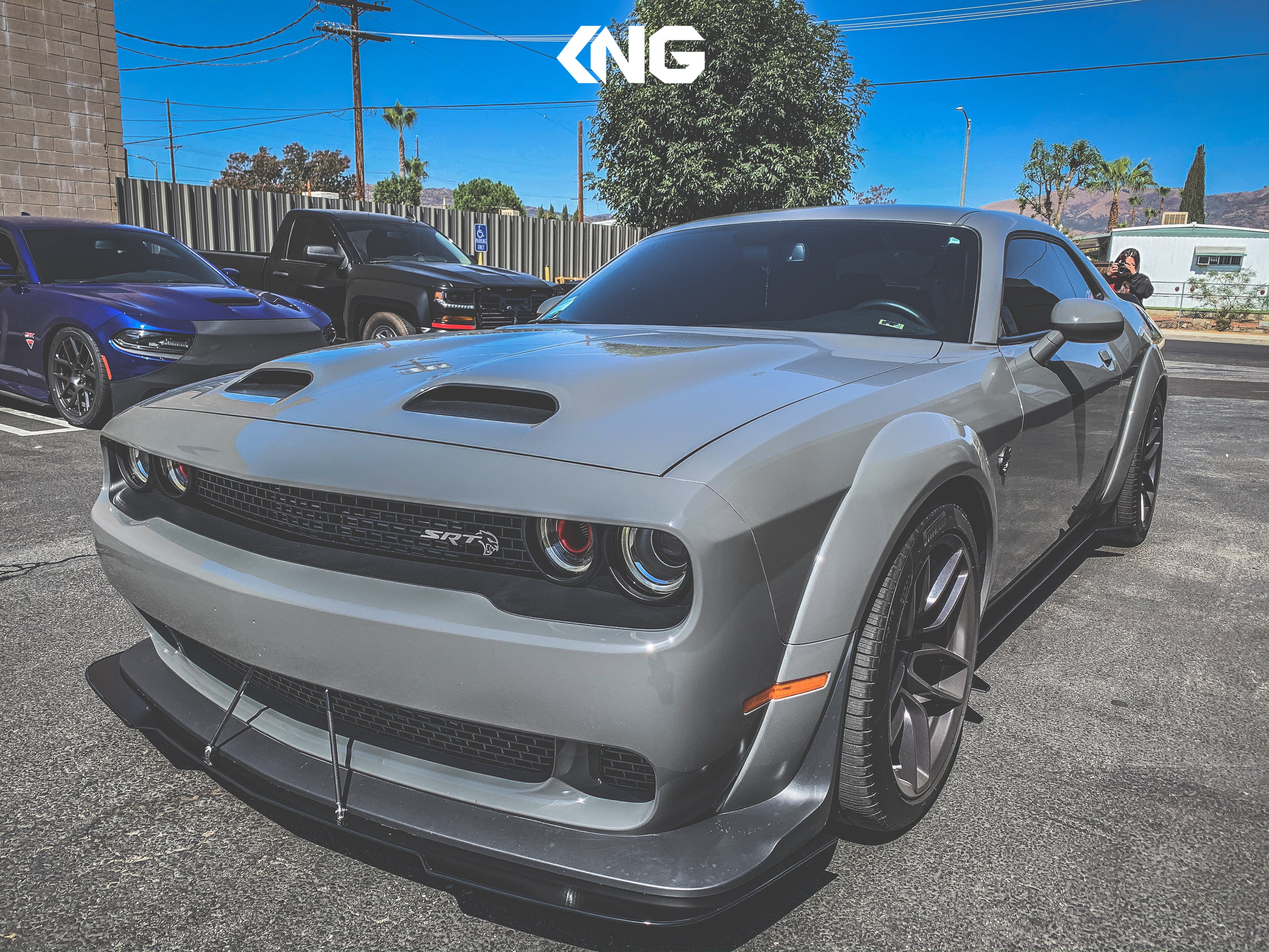 2018 - 2023 Dodge Challenger Widebody: Custom Cut Design Splitter