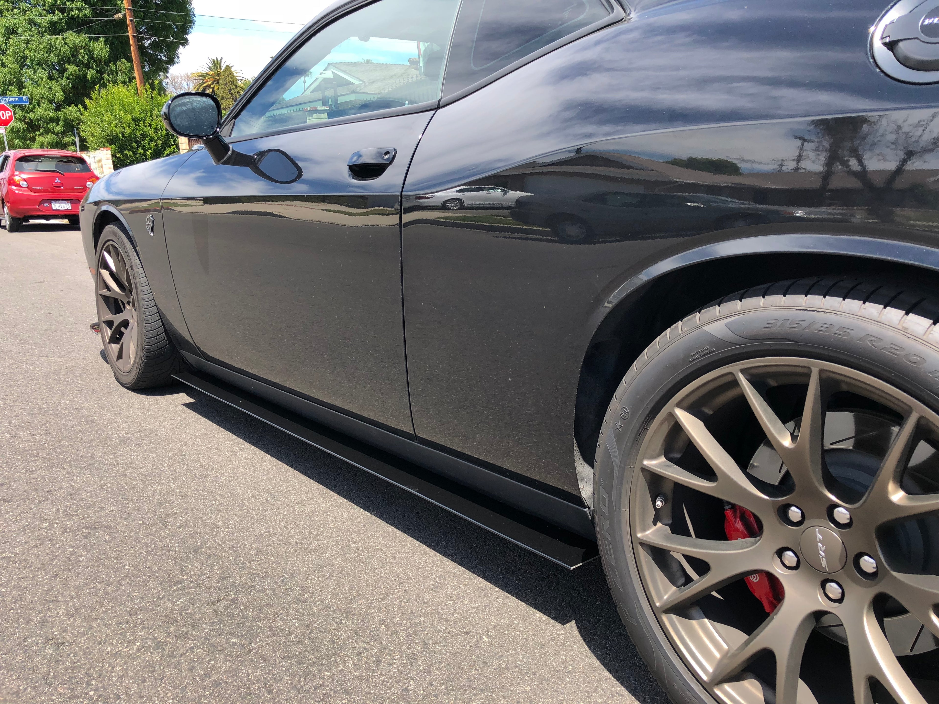 2008 - 2023 Dodge Challenger: Reg Straight Style Side Skirts