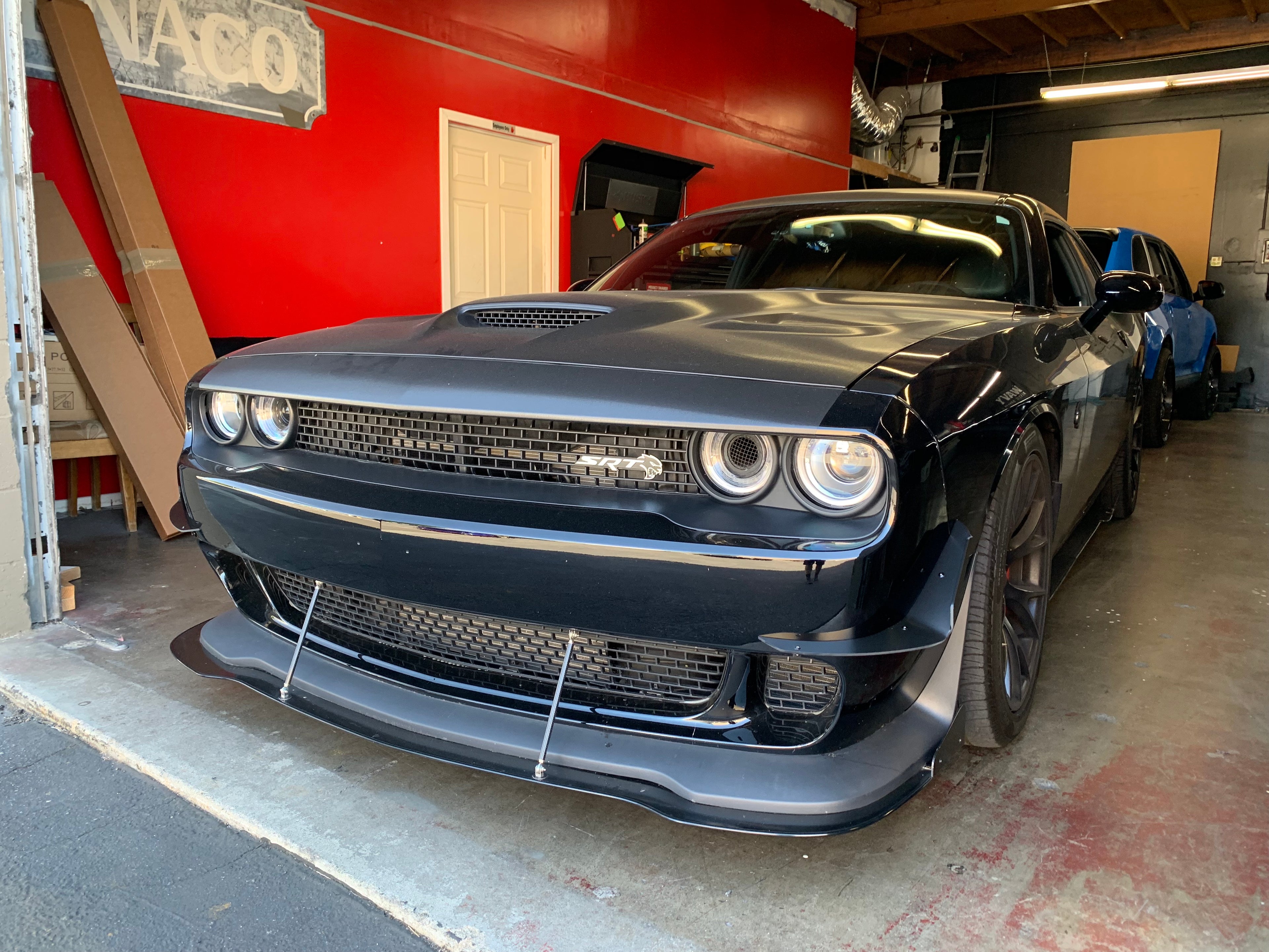 2015 - 2023 Dodge Challenger: V2 Front Bumper Canards