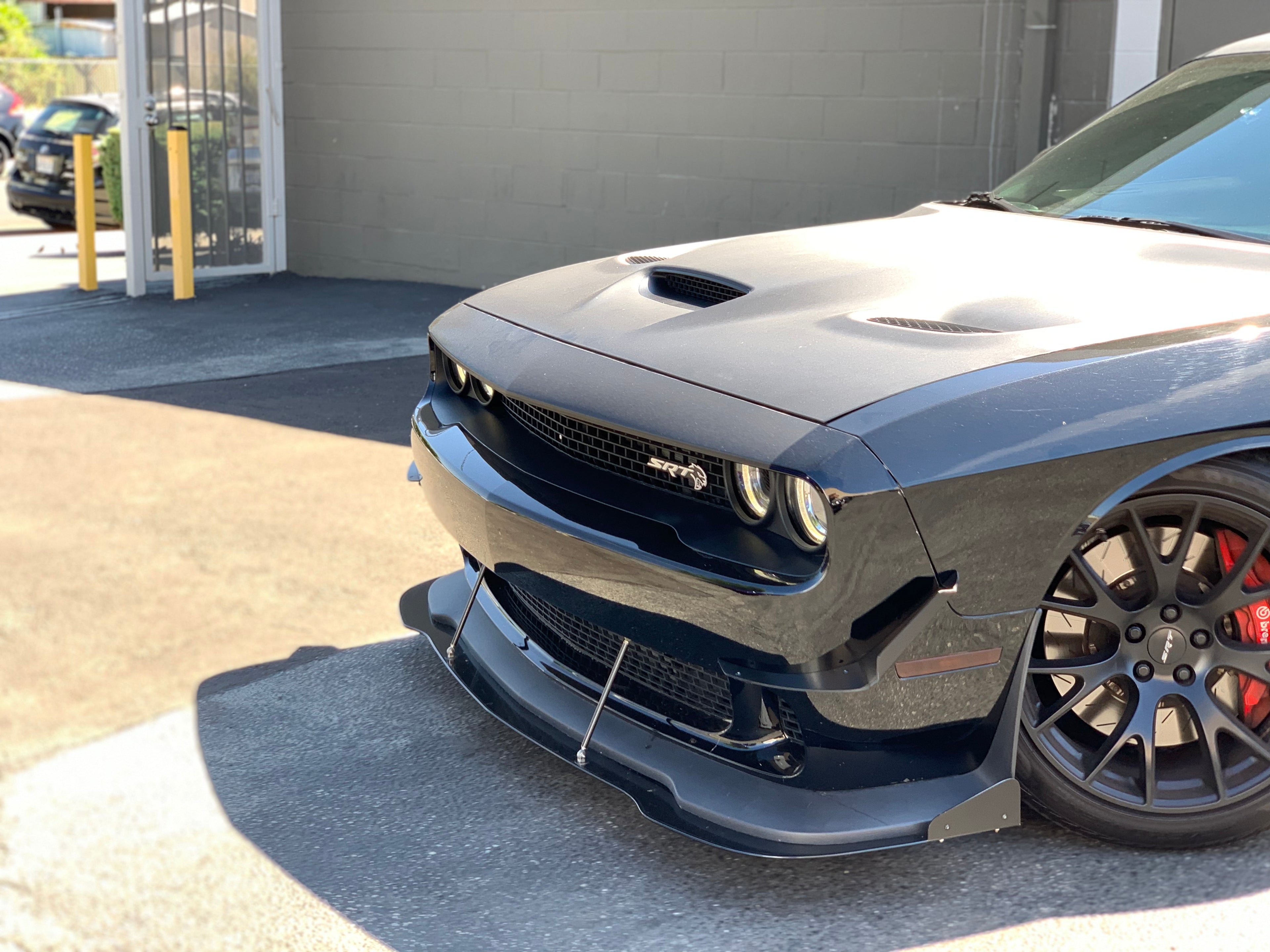 2015 - 2023 Dodge Challenger: V2 Front Bumper Canards