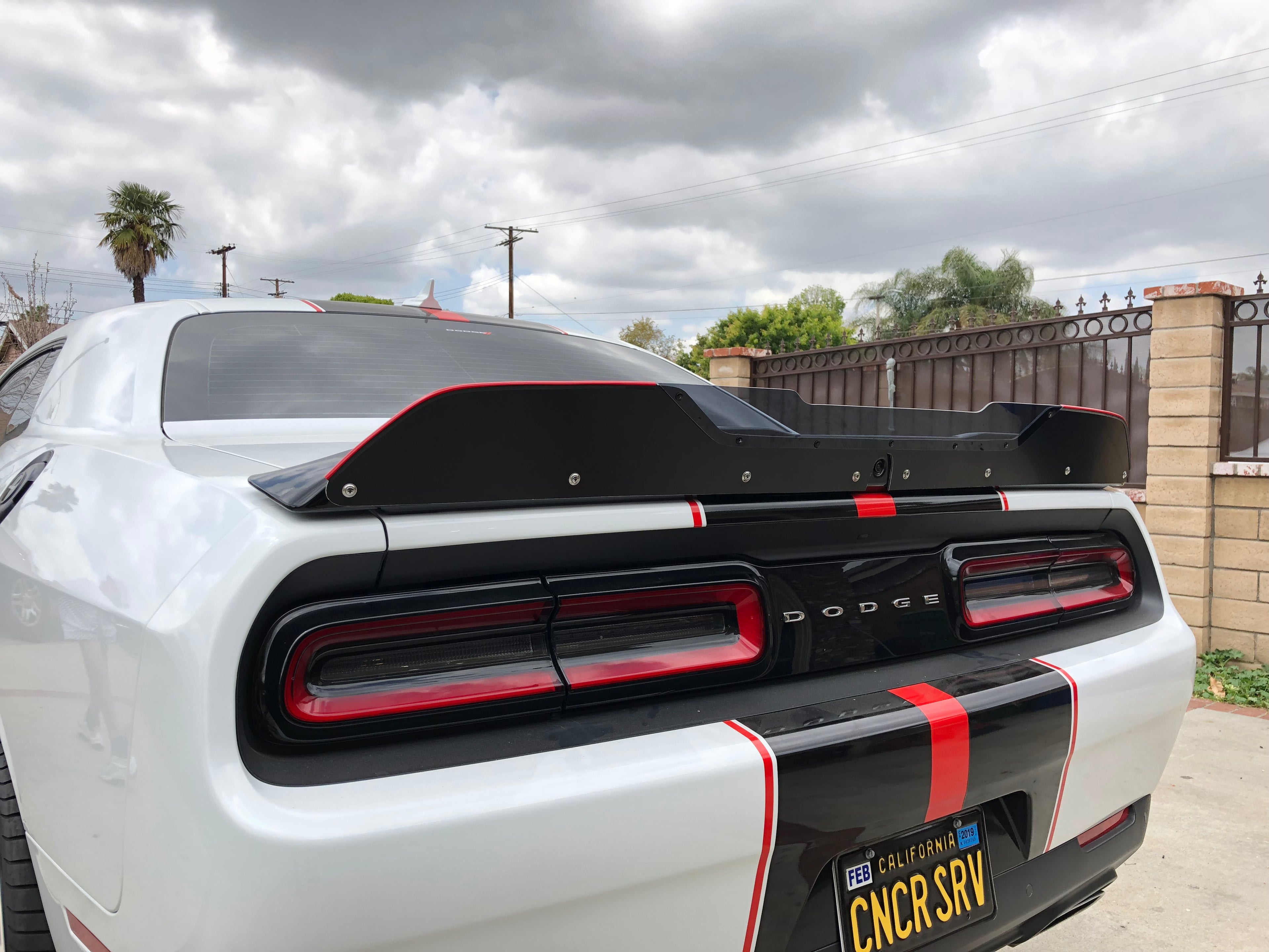 2008 - 2023 Dodge Challenger: Nascar Design Wickerbill