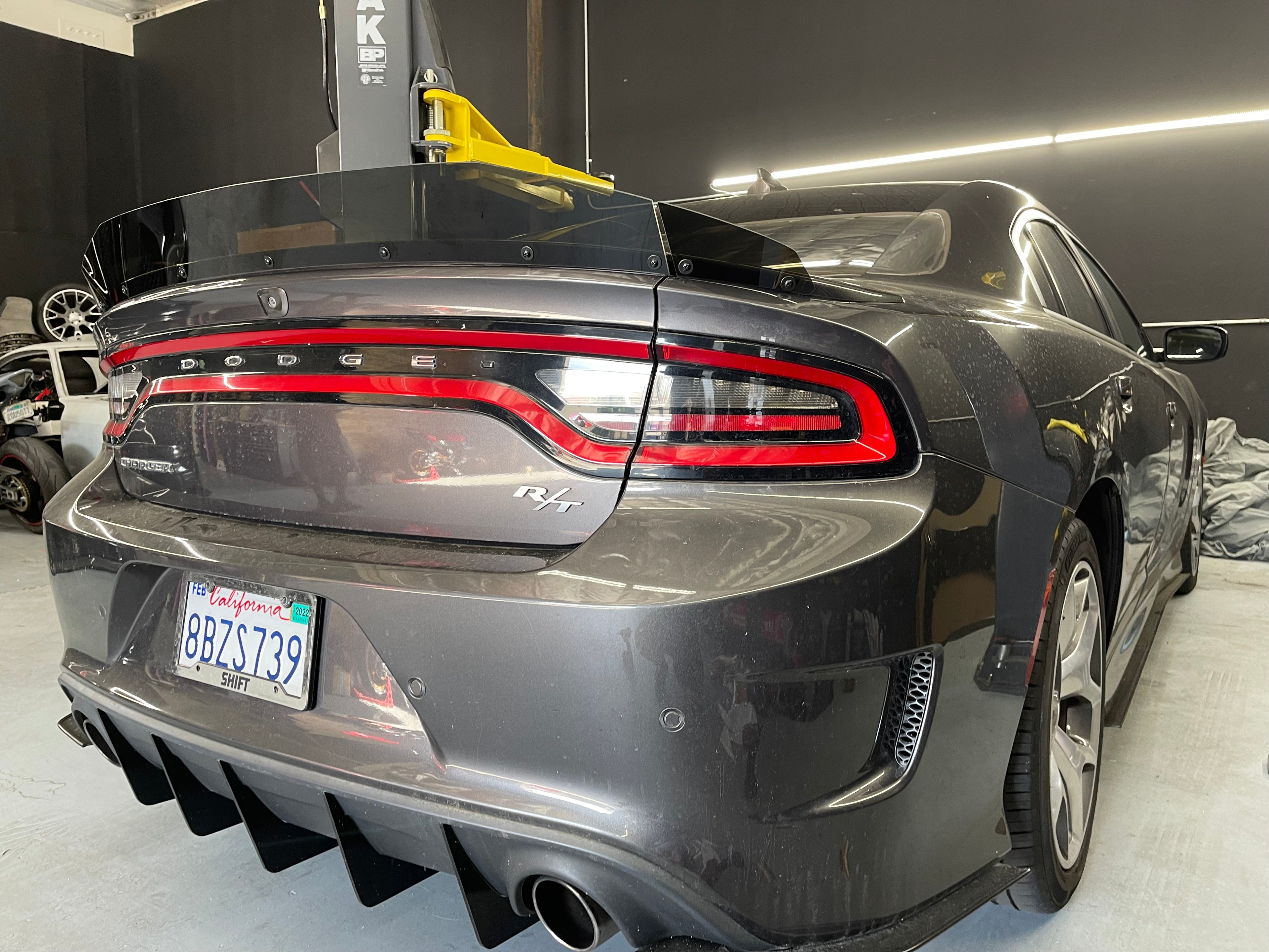 Dodge Charger SXT/RT 3 Piece Spoiler: Duckbill Design Wickerbill