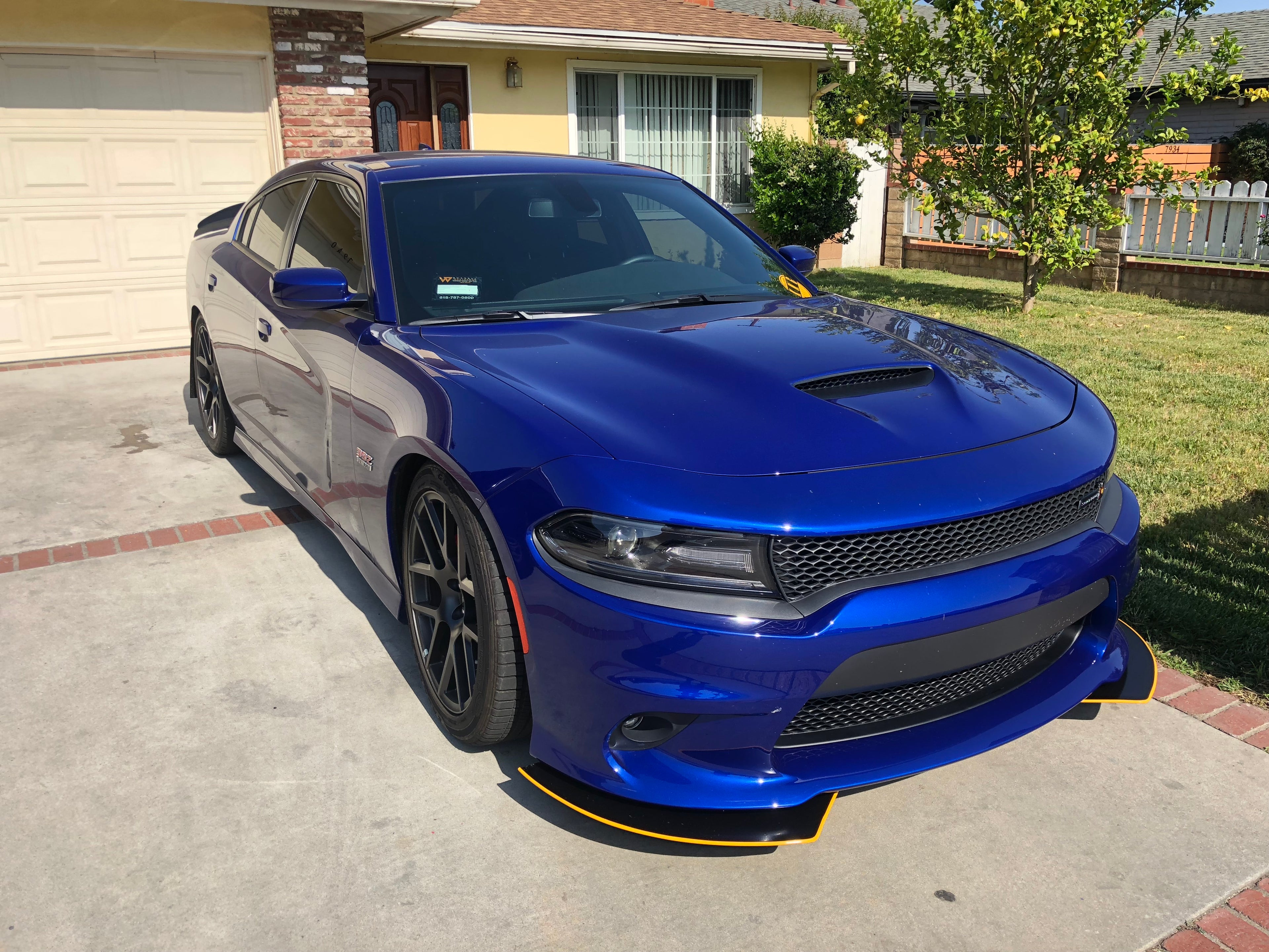 2015 - 2023 Dodge Charger GT, Scatpack, Hellcat: 2 Piece Splitter
