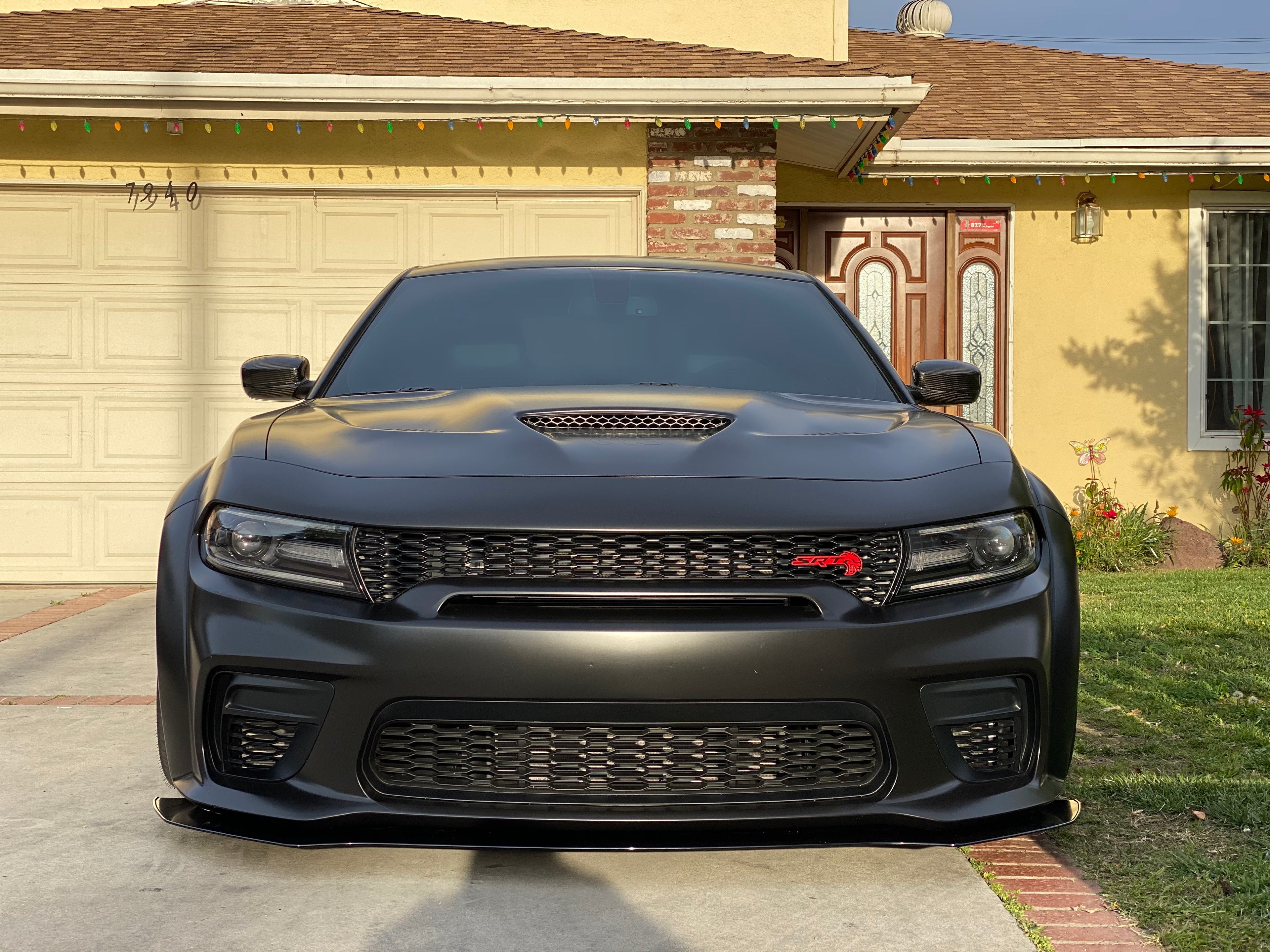 2020 - 2023 Dodge Charger Widebody: Regular Rodless Design Splitter