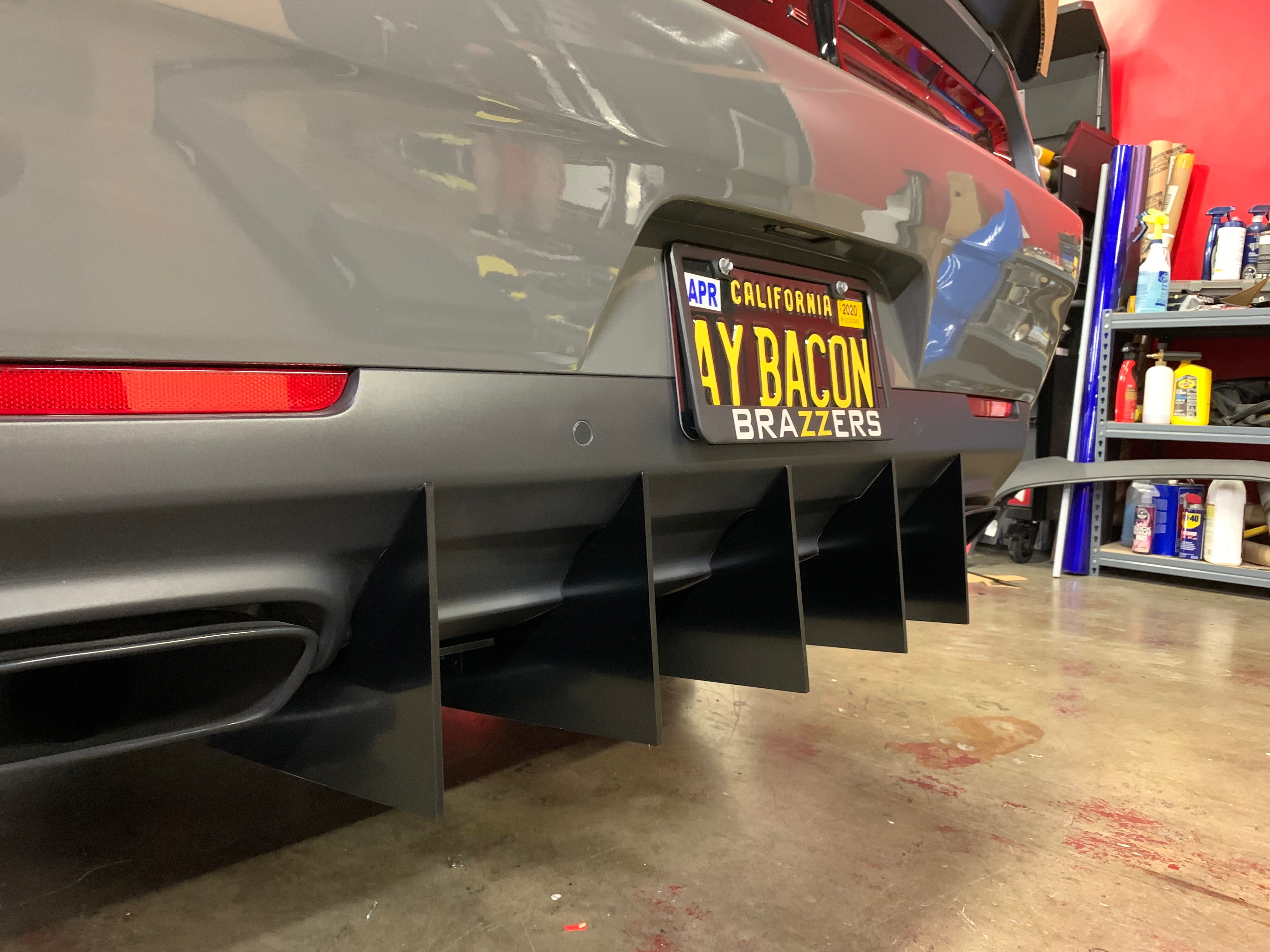 2015 - 2023 Dodge Challenger: V2 Straight Design Diffuser