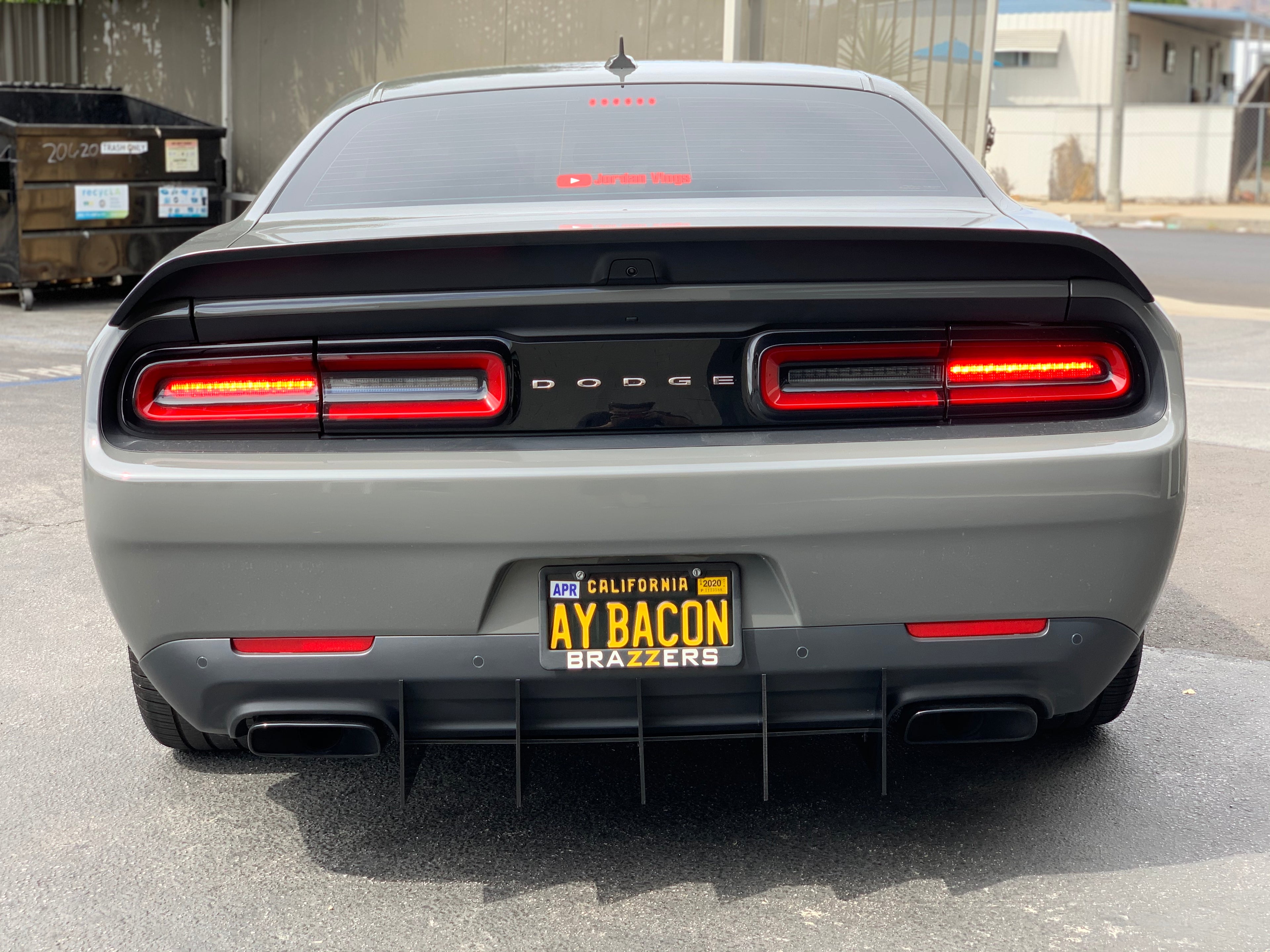 2015 - 2023 Dodge Challenger: V2 Straight Design Diffuser