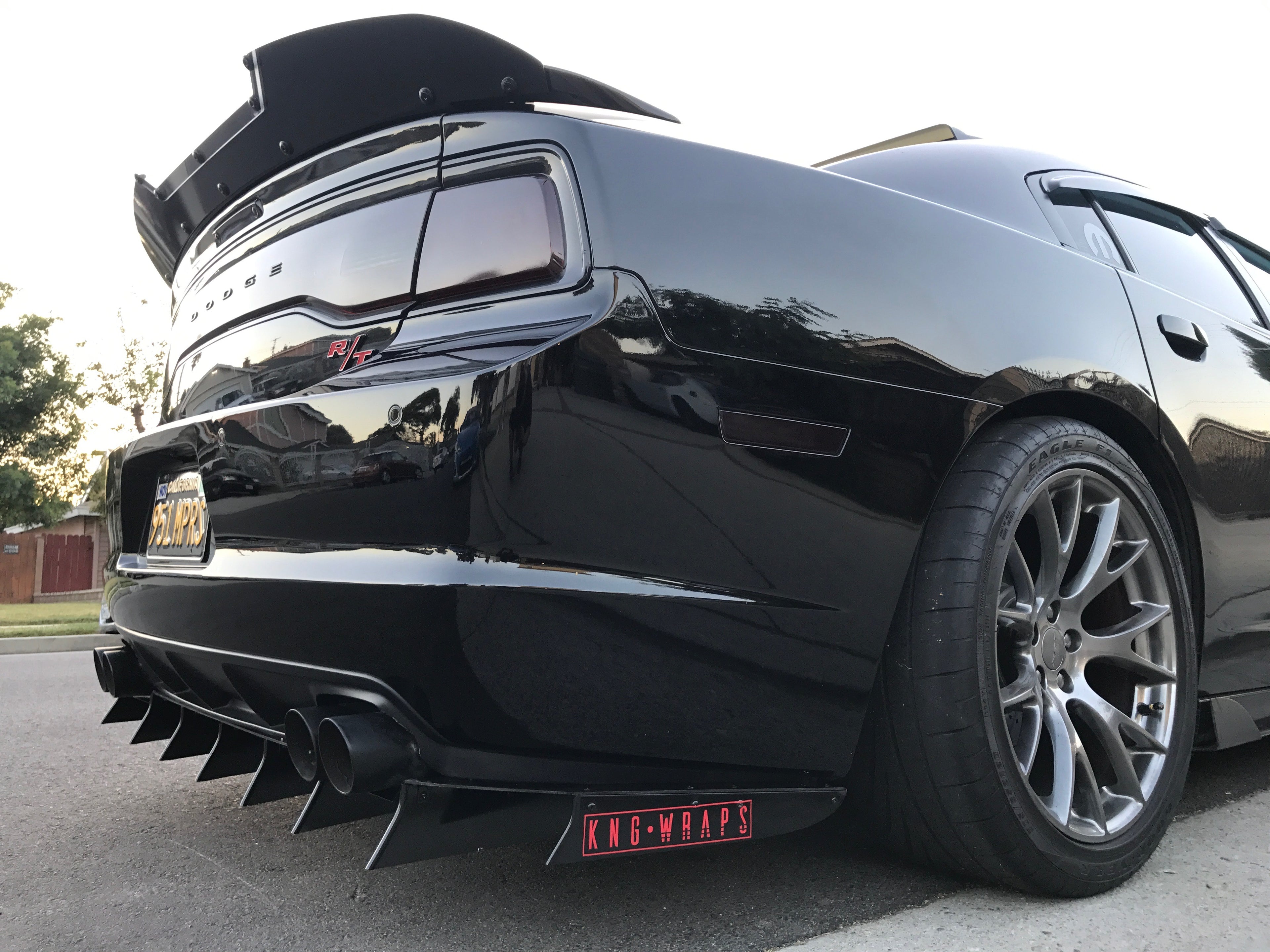 2011 - 2014 Dodge Charger SXT SRT: Custom Rear Diffusers