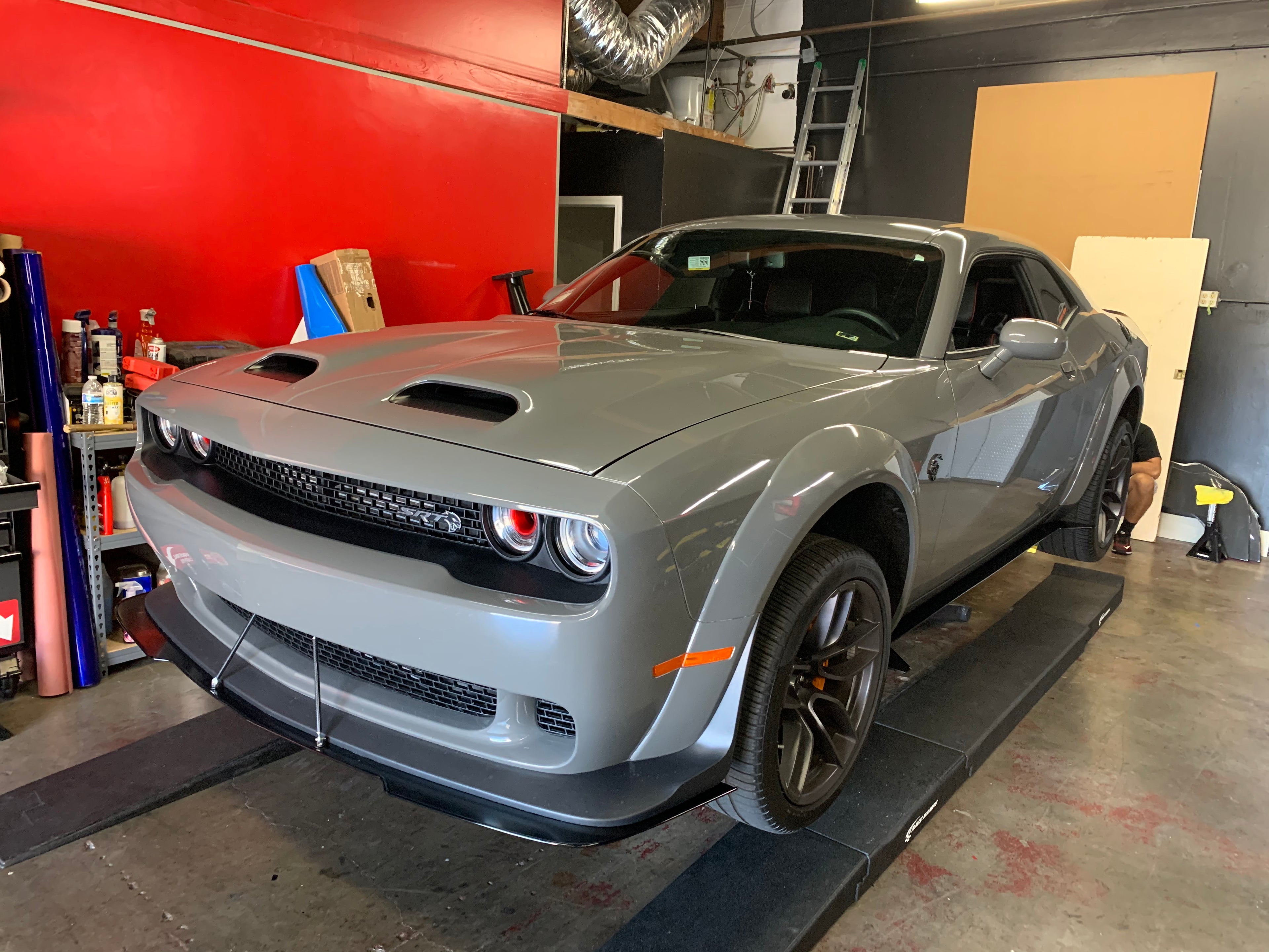 2018 - 2023 Dodge Challenger Widebody: Custom Cut Design Splitter