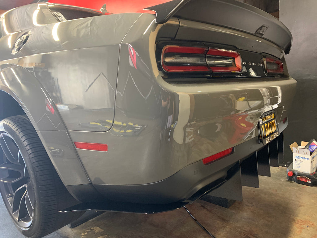 Dodge Challenger Widebody Custom Cut Style Spats