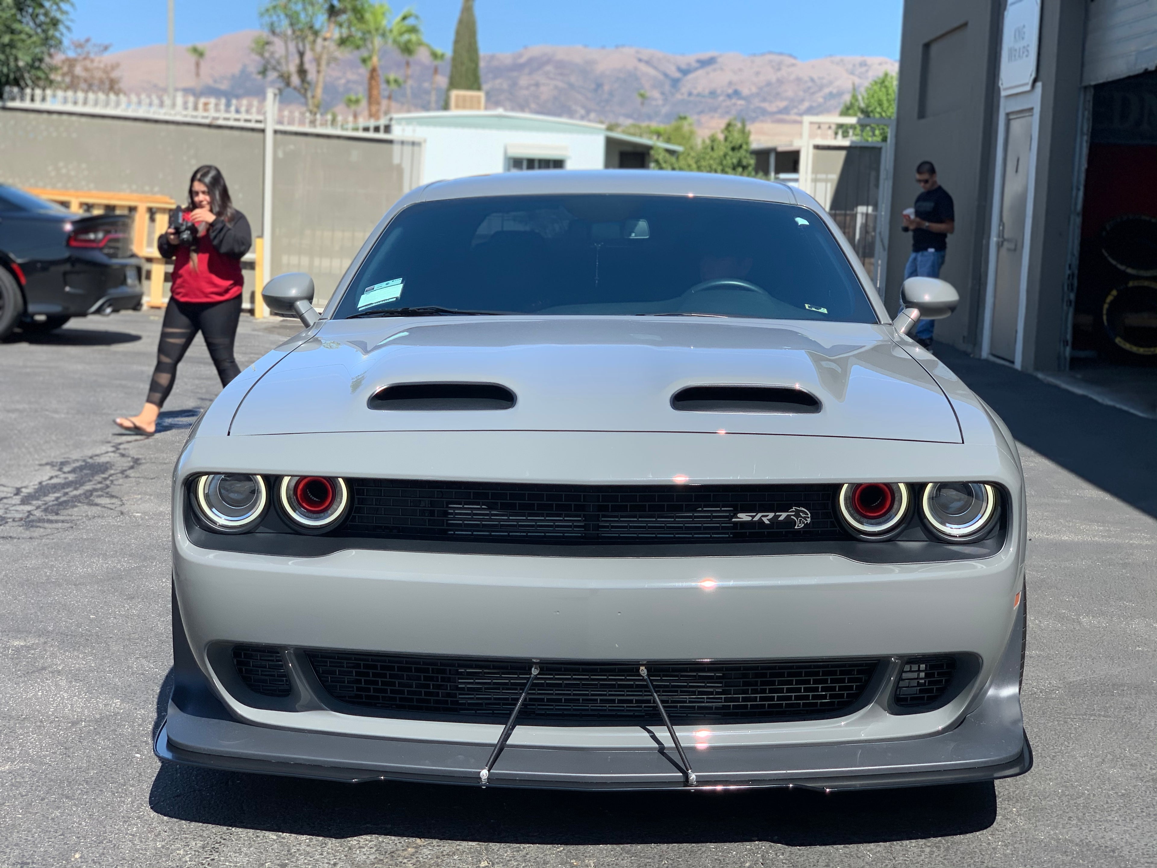 2018 - 2023 Dodge Challenger Widebody: Custom Cut Design Splitter
