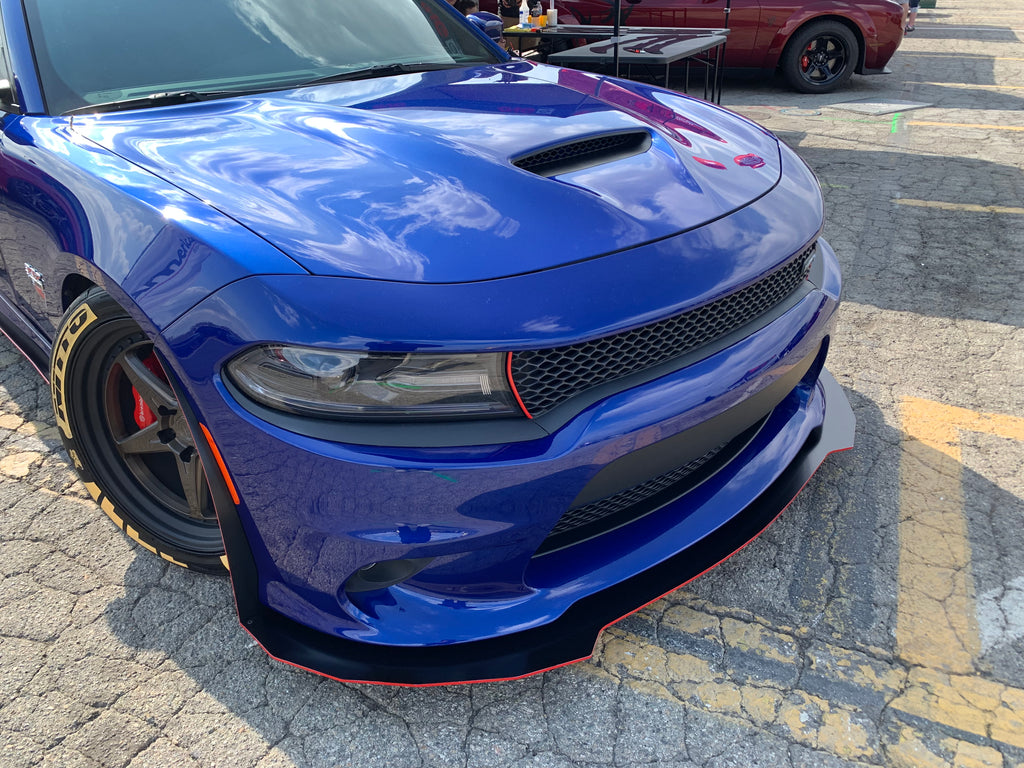 2015 - 2023 Dodge Charger GT, Scatpack, Hellcat: Large Size Mudguards for Front Splitter
