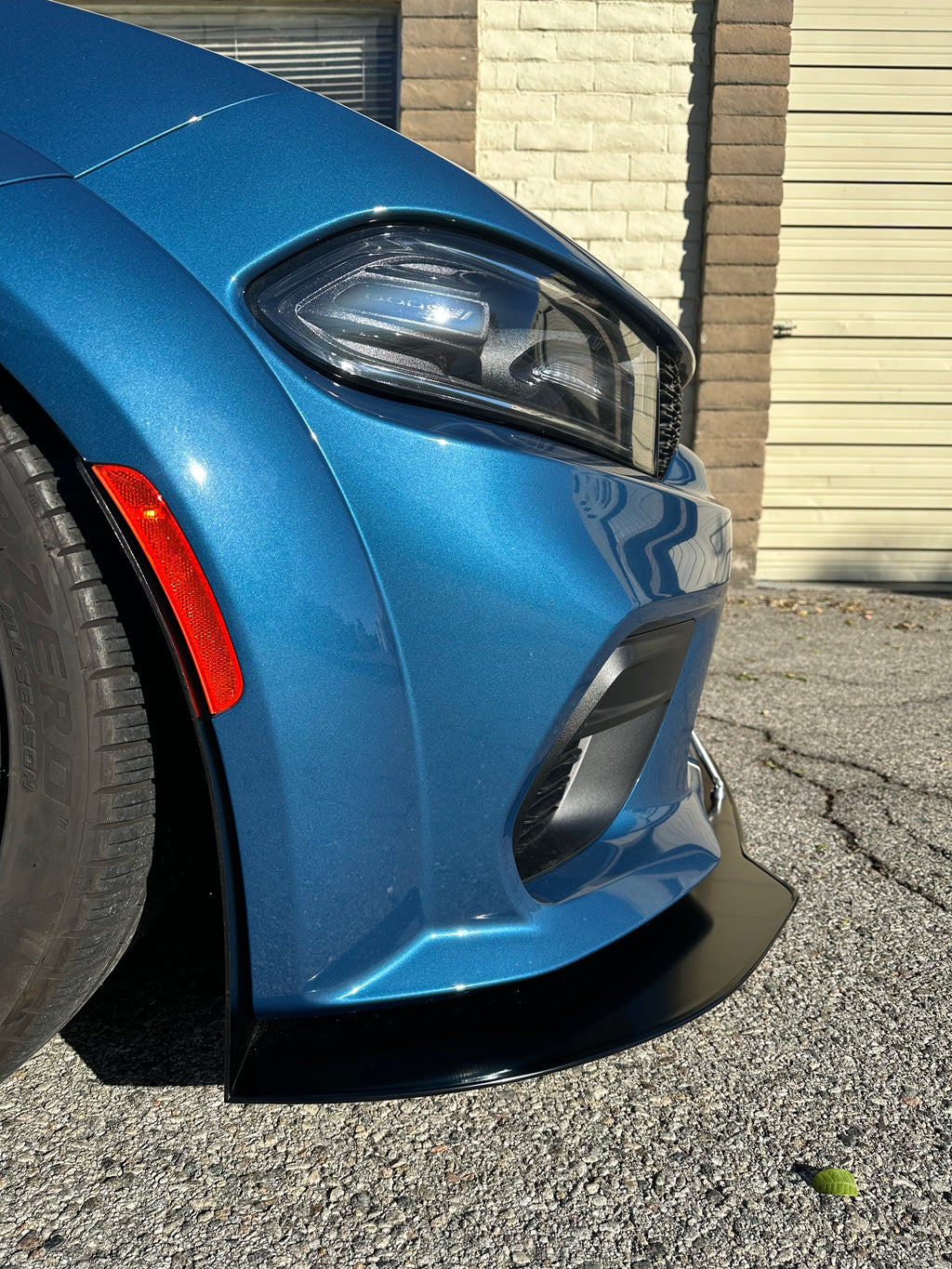 2020 - 2023 Dodge Charger Widebody: Medium Size Mudguards for Splitter