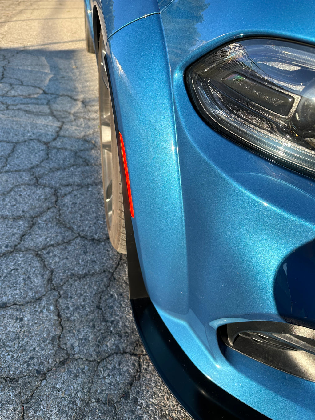 2020 - 2023 Dodge Charger Widebody: Large Size Mudguards for Splitter