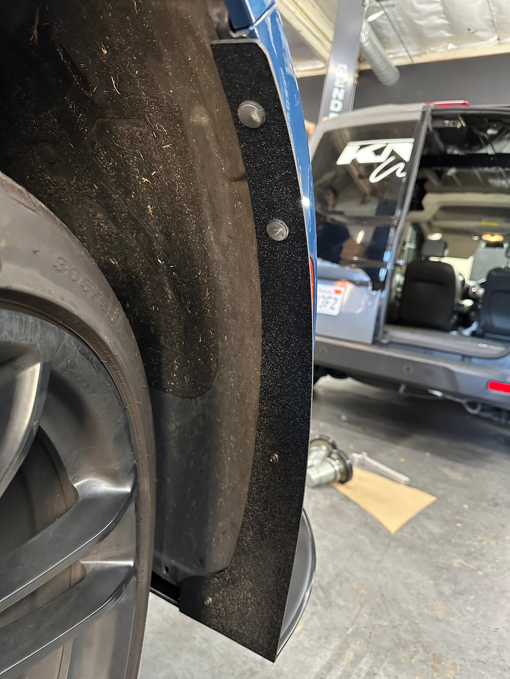 2020 - 2023 Dodge Charger Widebody: Large Size Mudguards for Splitter