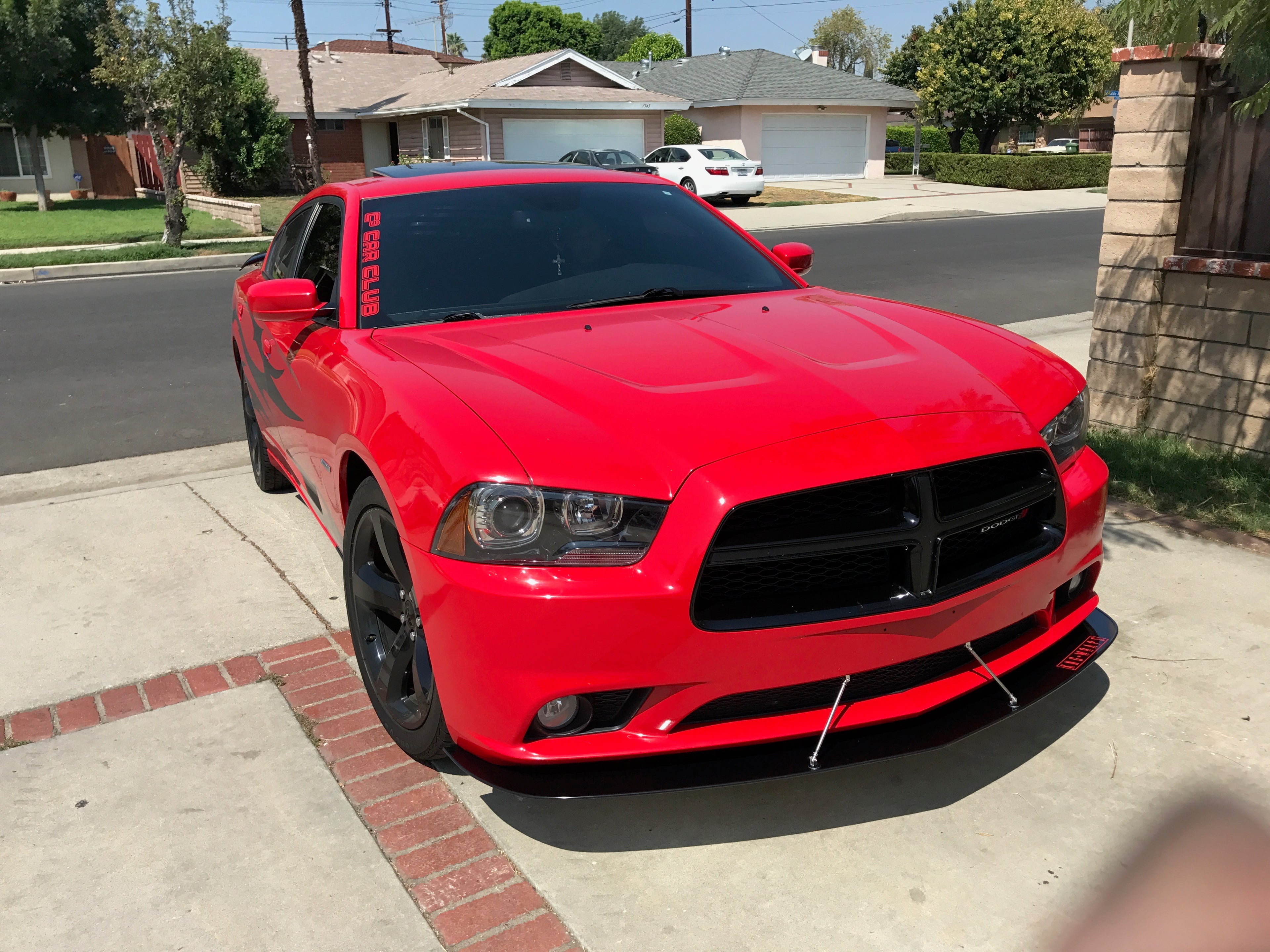 2011 - 2014 Dodge Charger SXT RT Front Splitter