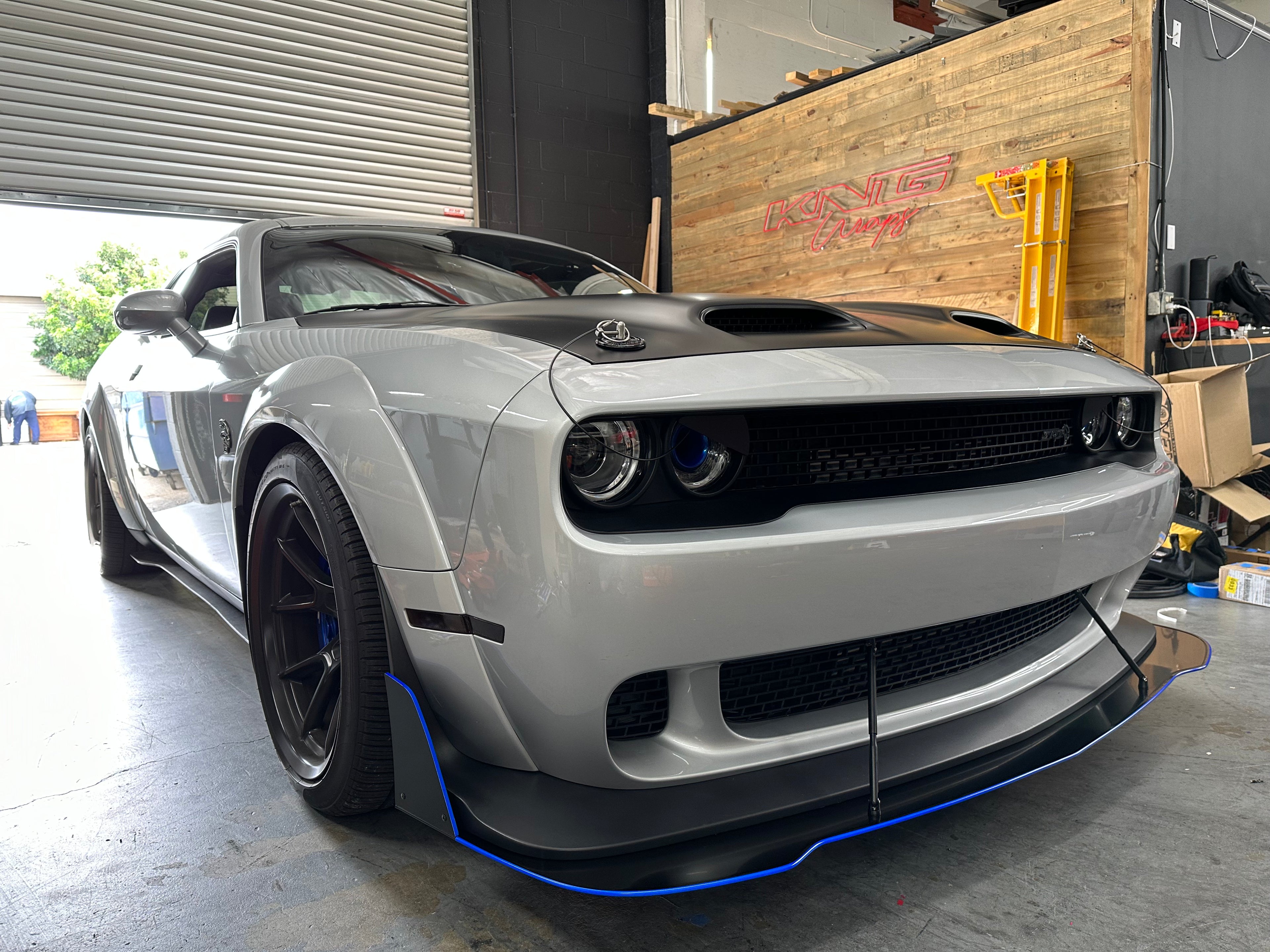 2018 - 2023 Dodge Challenger Widebody: Hellcat Design Splitter