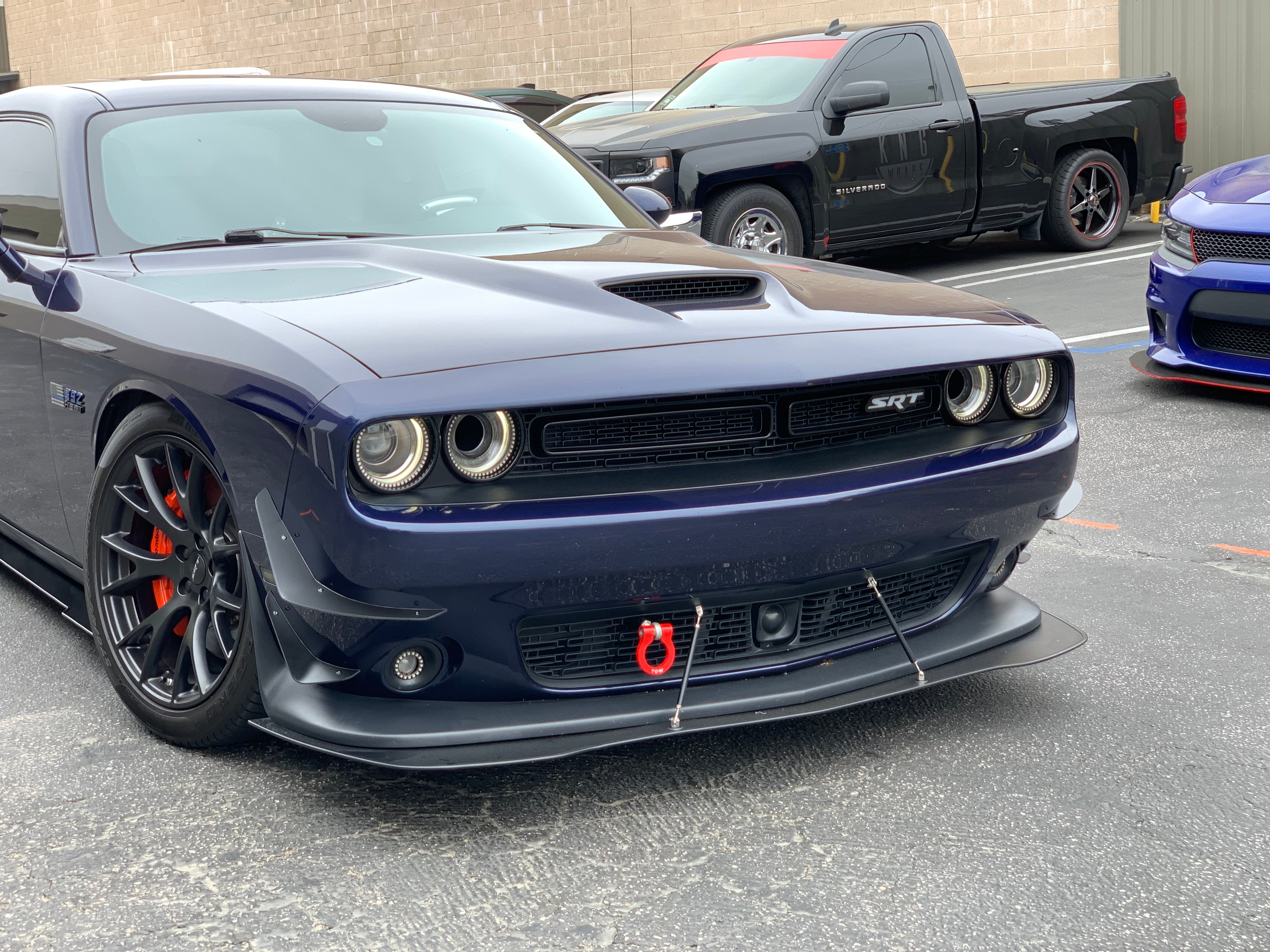 2015 - 2023 Dodge Challenger SP-SRT TA-SXT: 4 Piece Canards