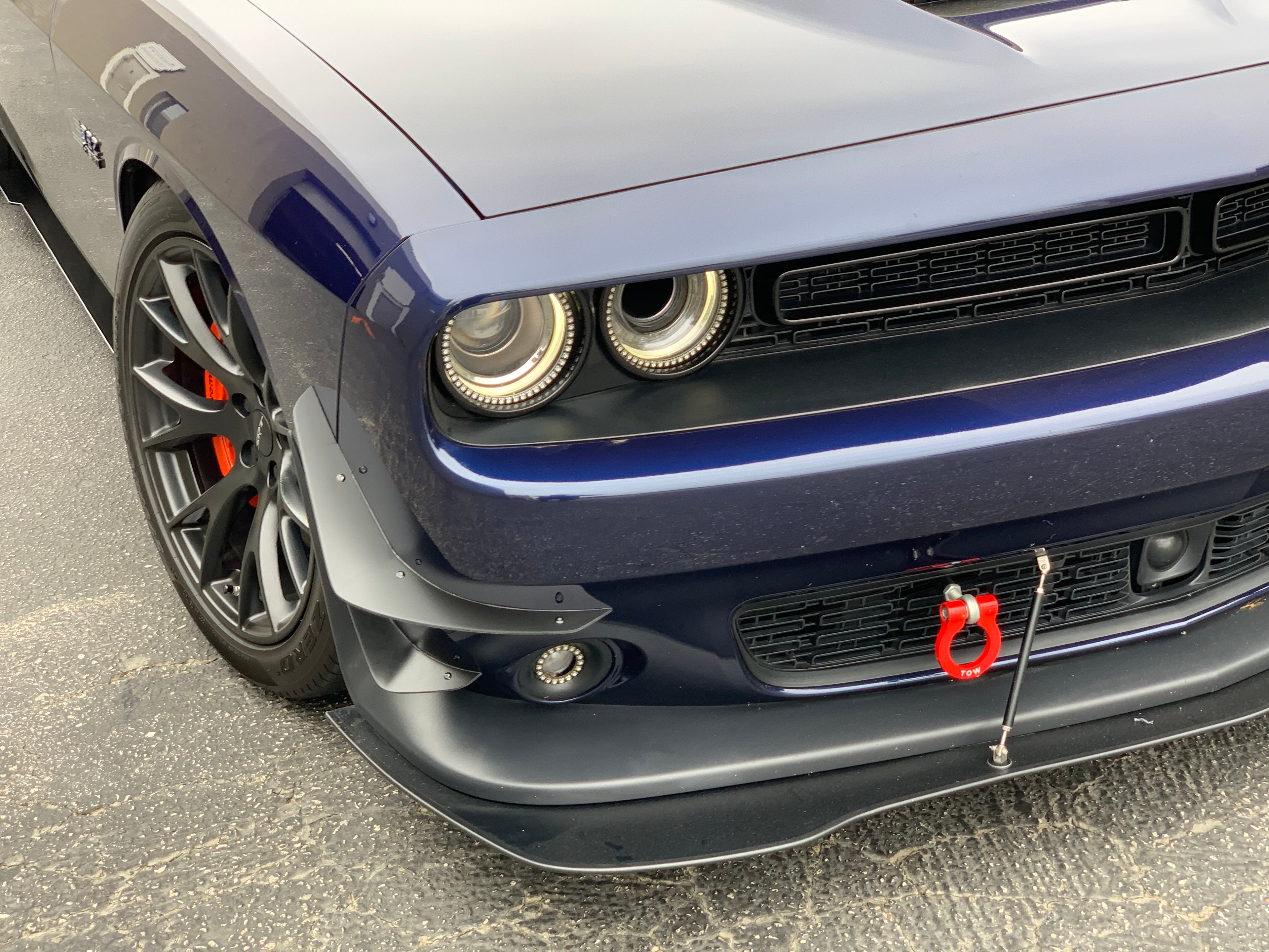 2015 - 2023 Dodge Challenger SP-SRT TA-SXT: 4 Piece Canards
