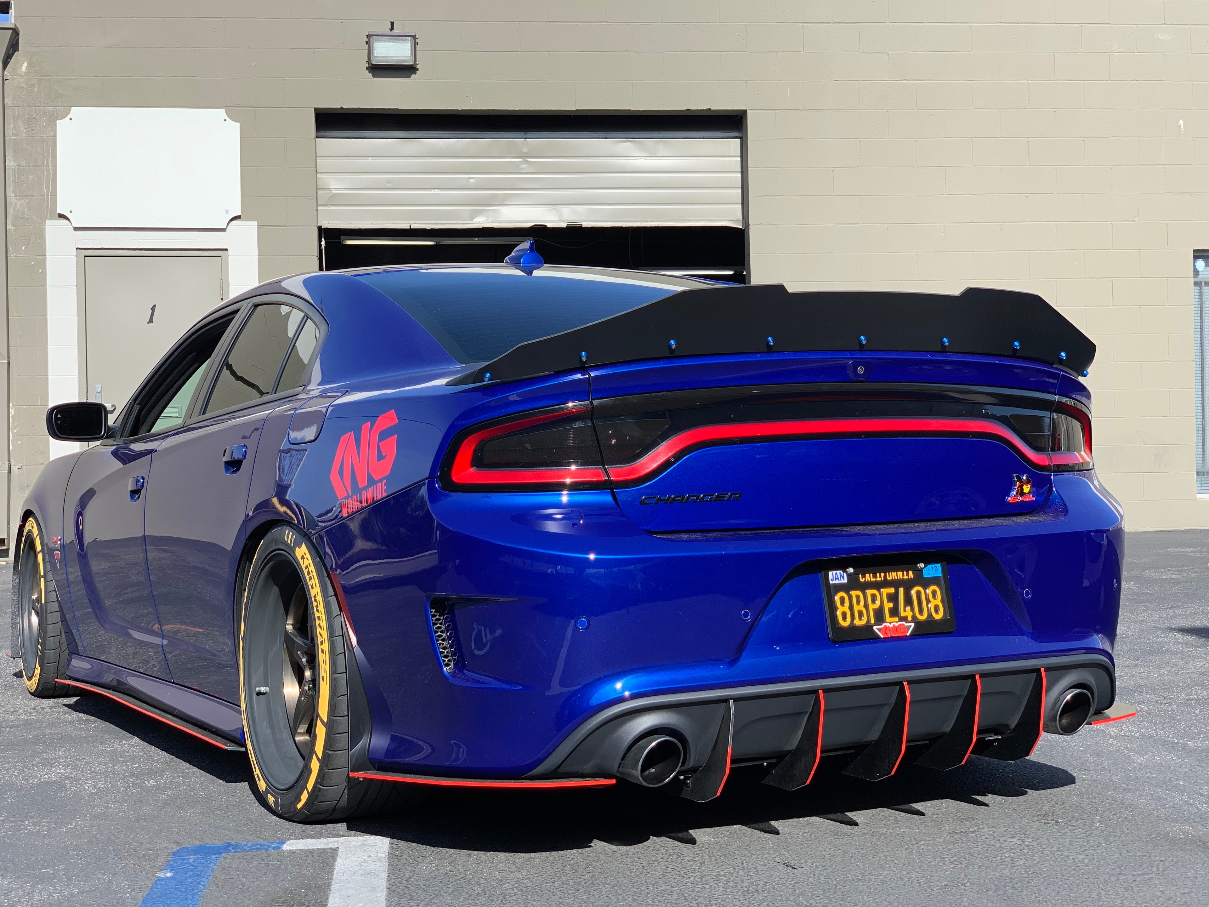 Dodge Charger Duckbill Design Wickerbill