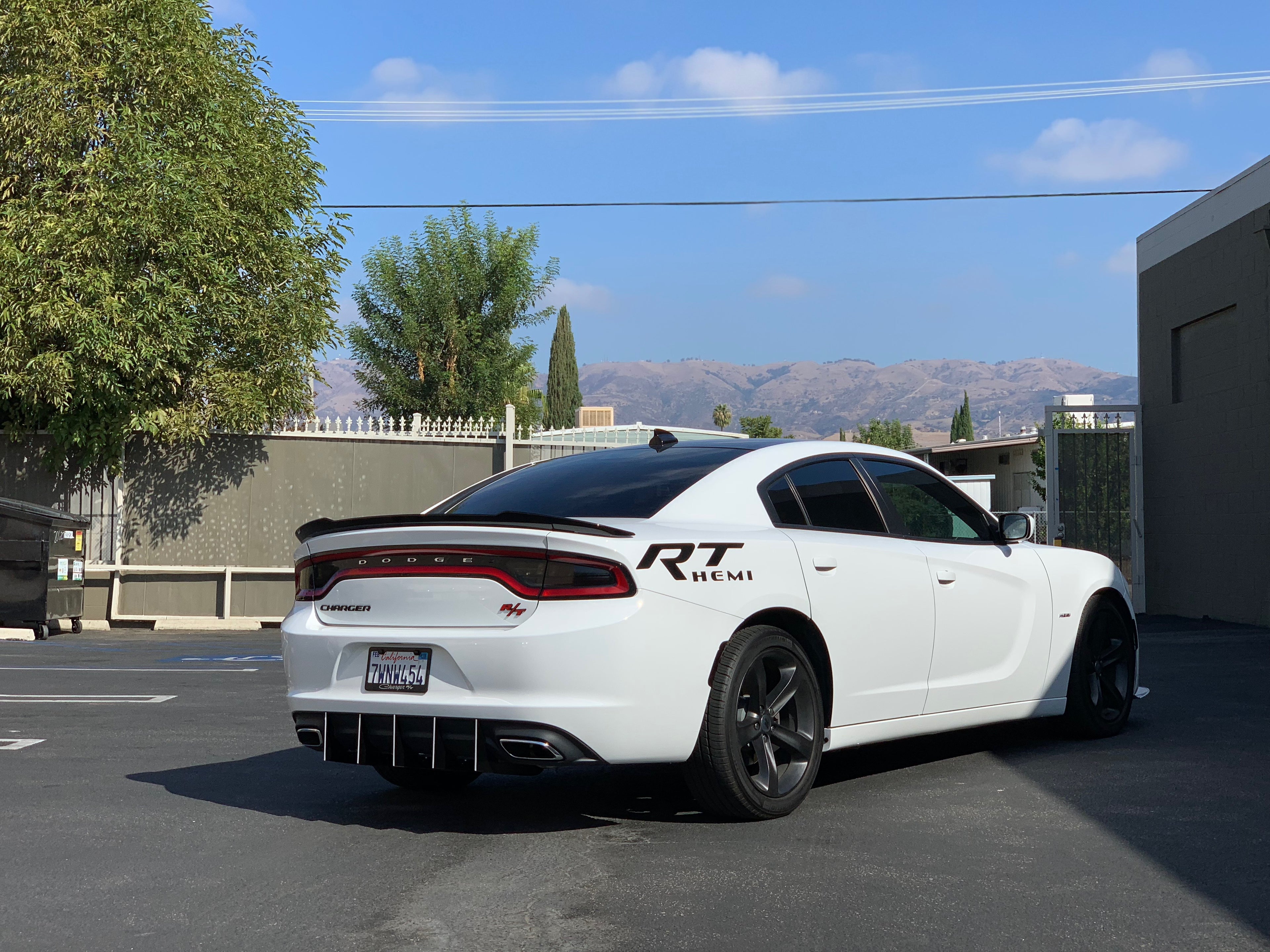 2015 - 2019 Dodge Charger SXT RT Rear Diffusers