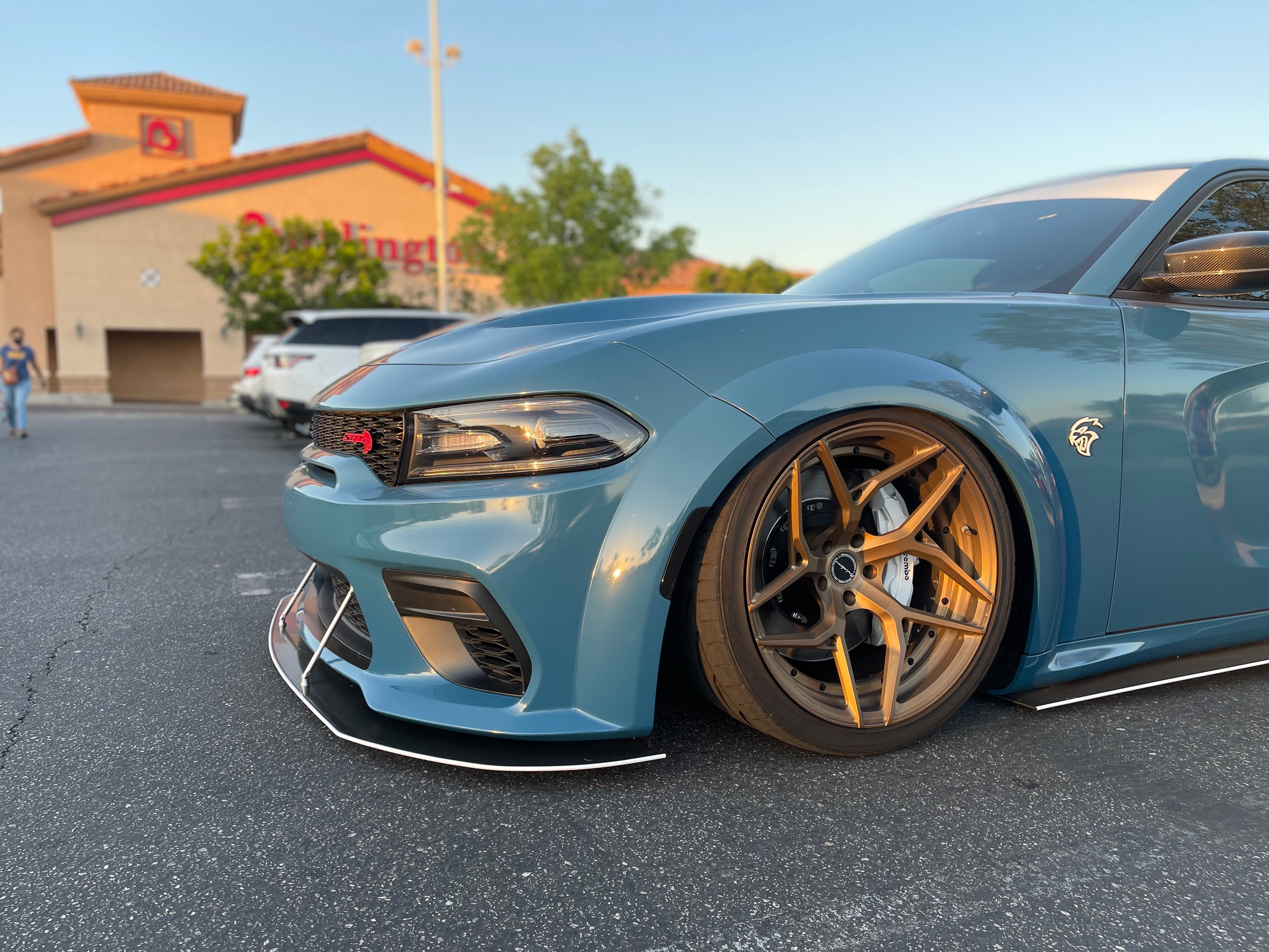 2020 - 2023 Dodge Charger Widebody: Round Design Splitter
