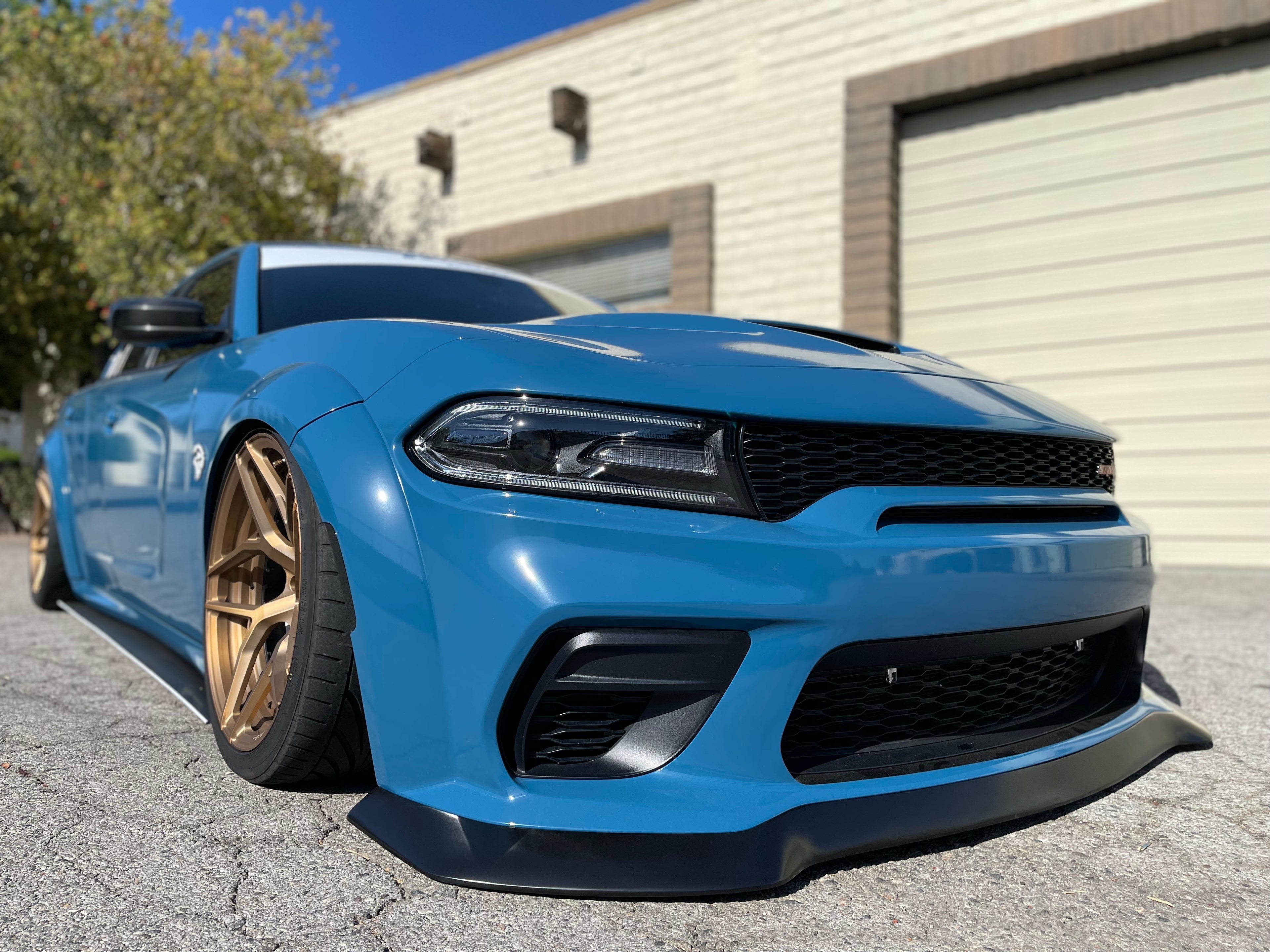 2020 - 2023 Dodge Charger Widebody Front Bumper Lip: Daytona Design