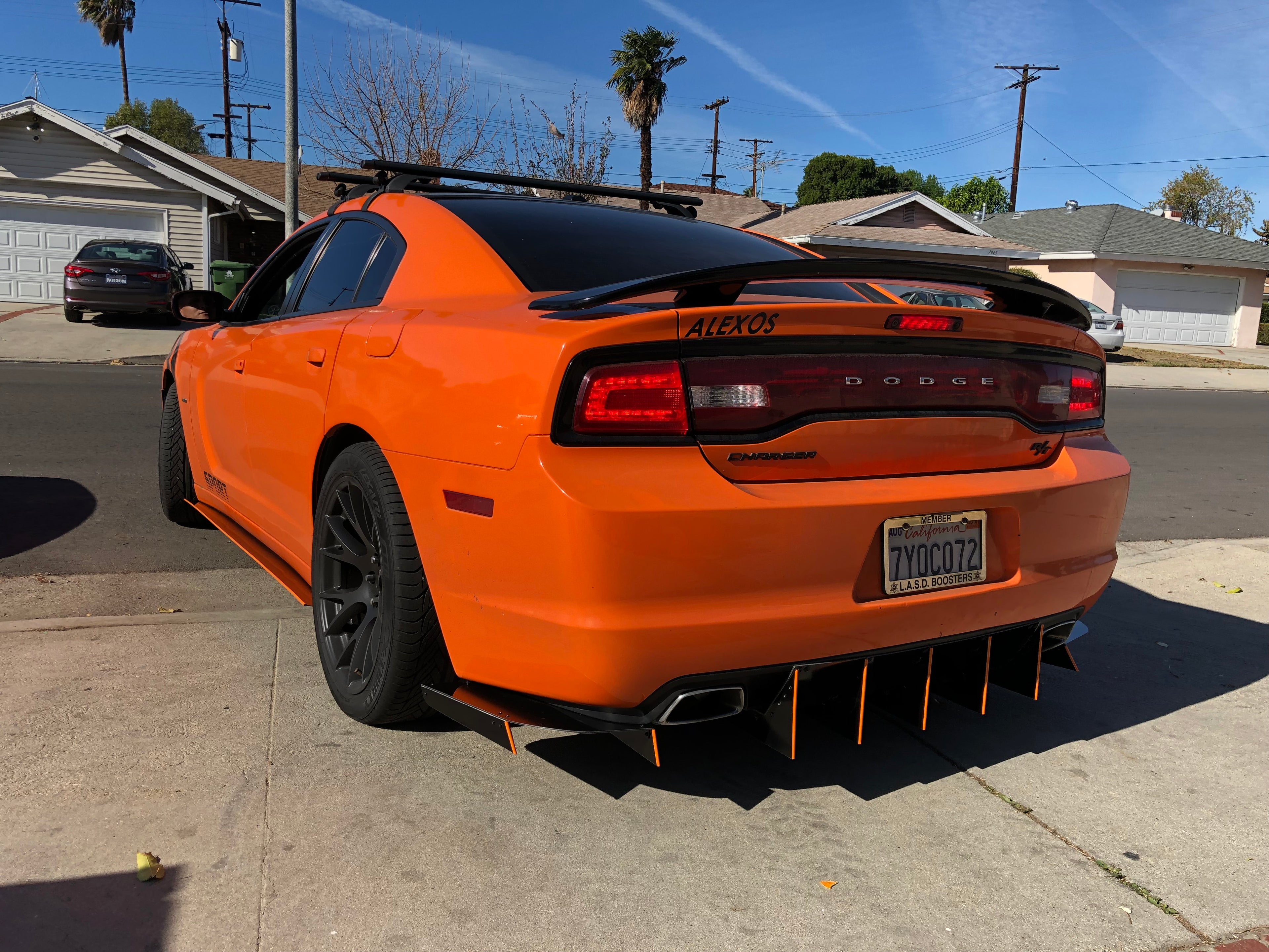 2011 - 2014 Dodge Charger SXT SRT: Custom Rear Diffusers