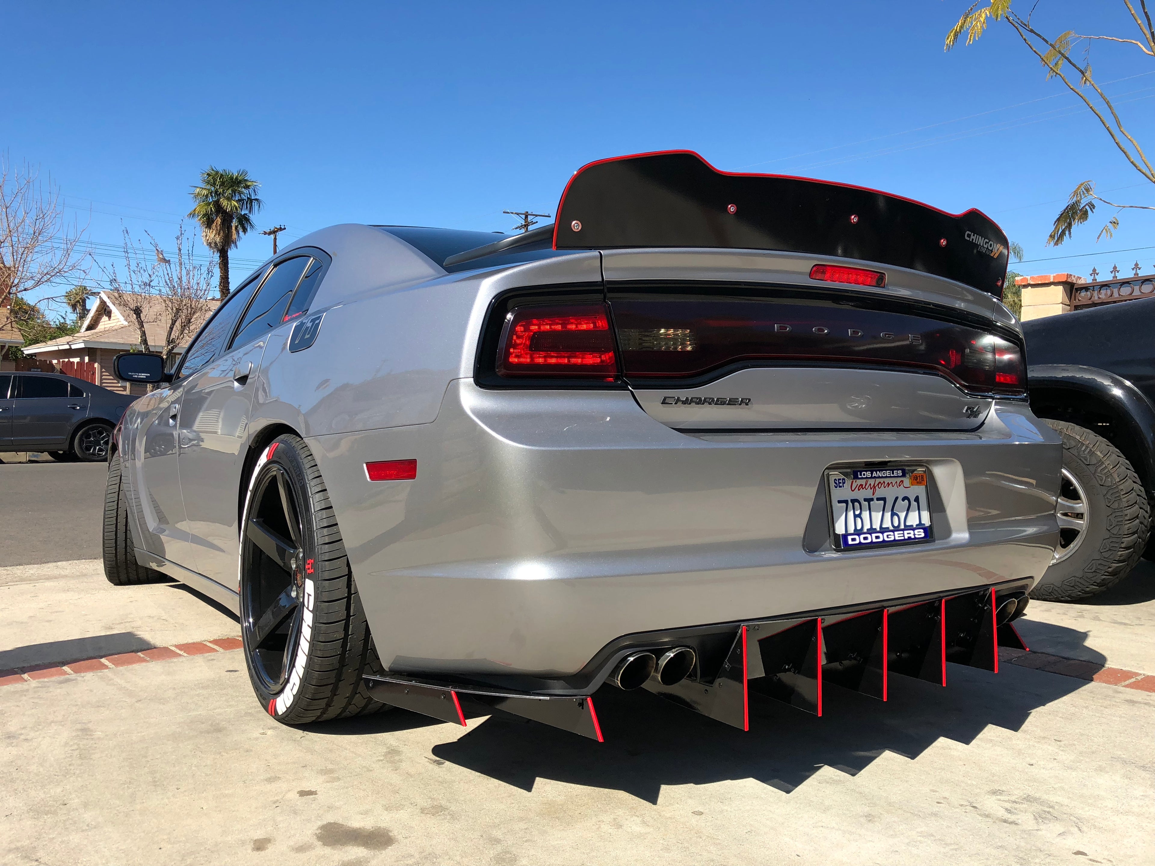 2011 - 2014 Dodge Charger SXT SRT: Custom Rear Diffusers